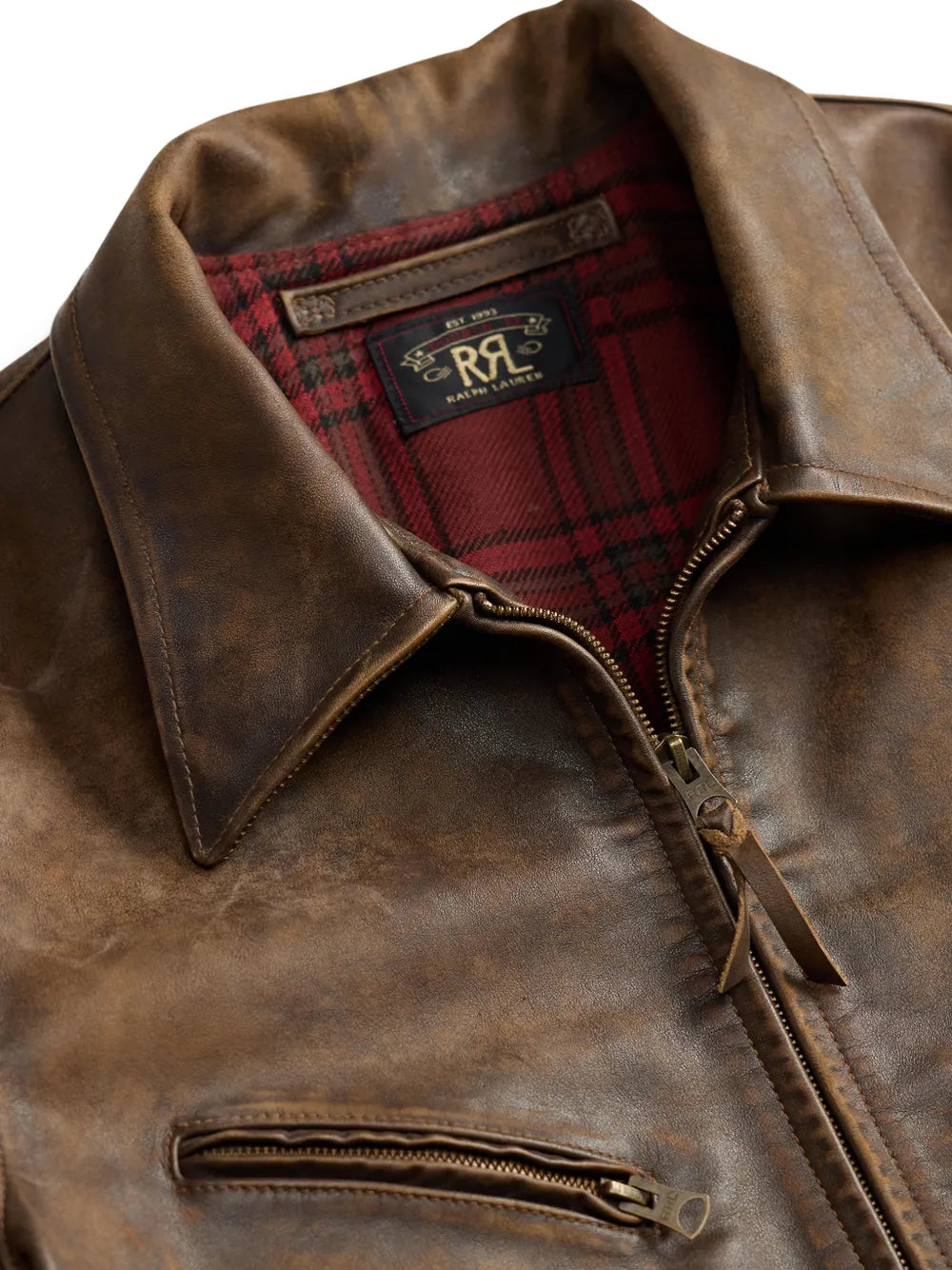 Zip Leather Jacket