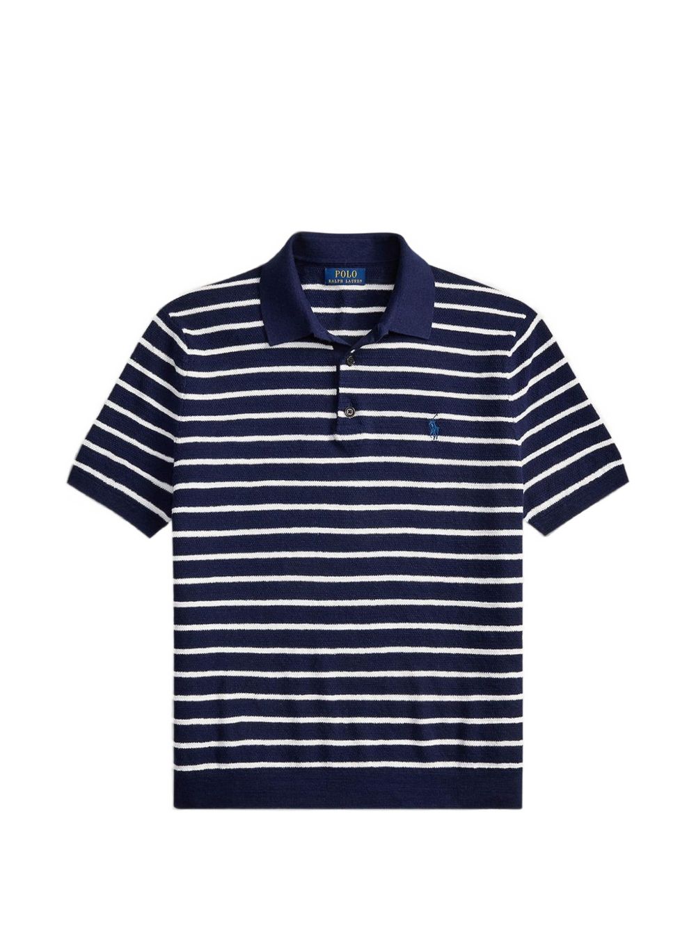 striped polo shirt