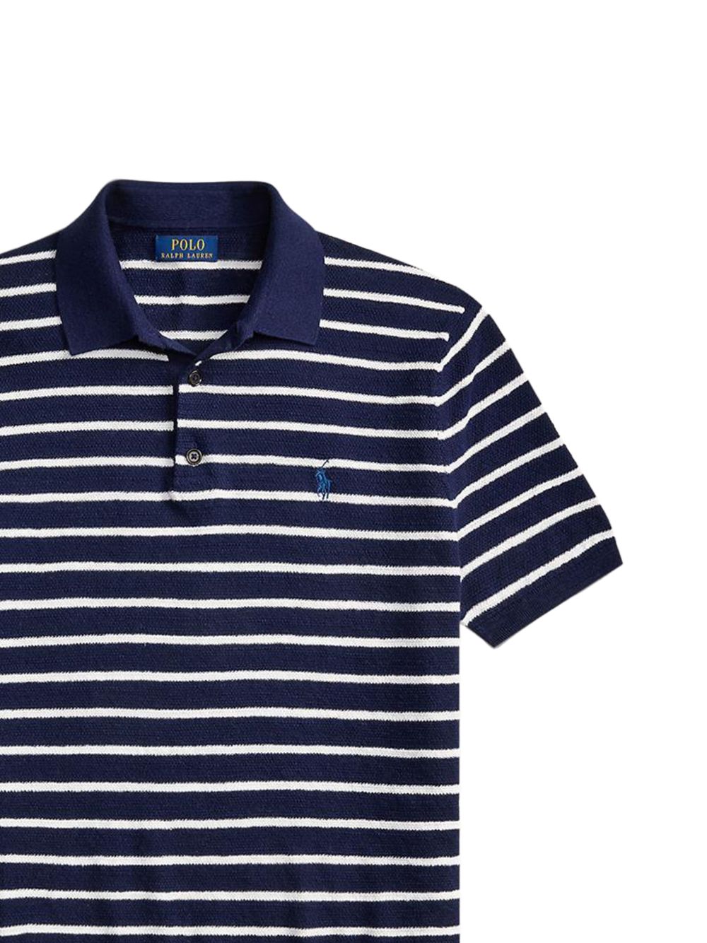 striped polo shirt