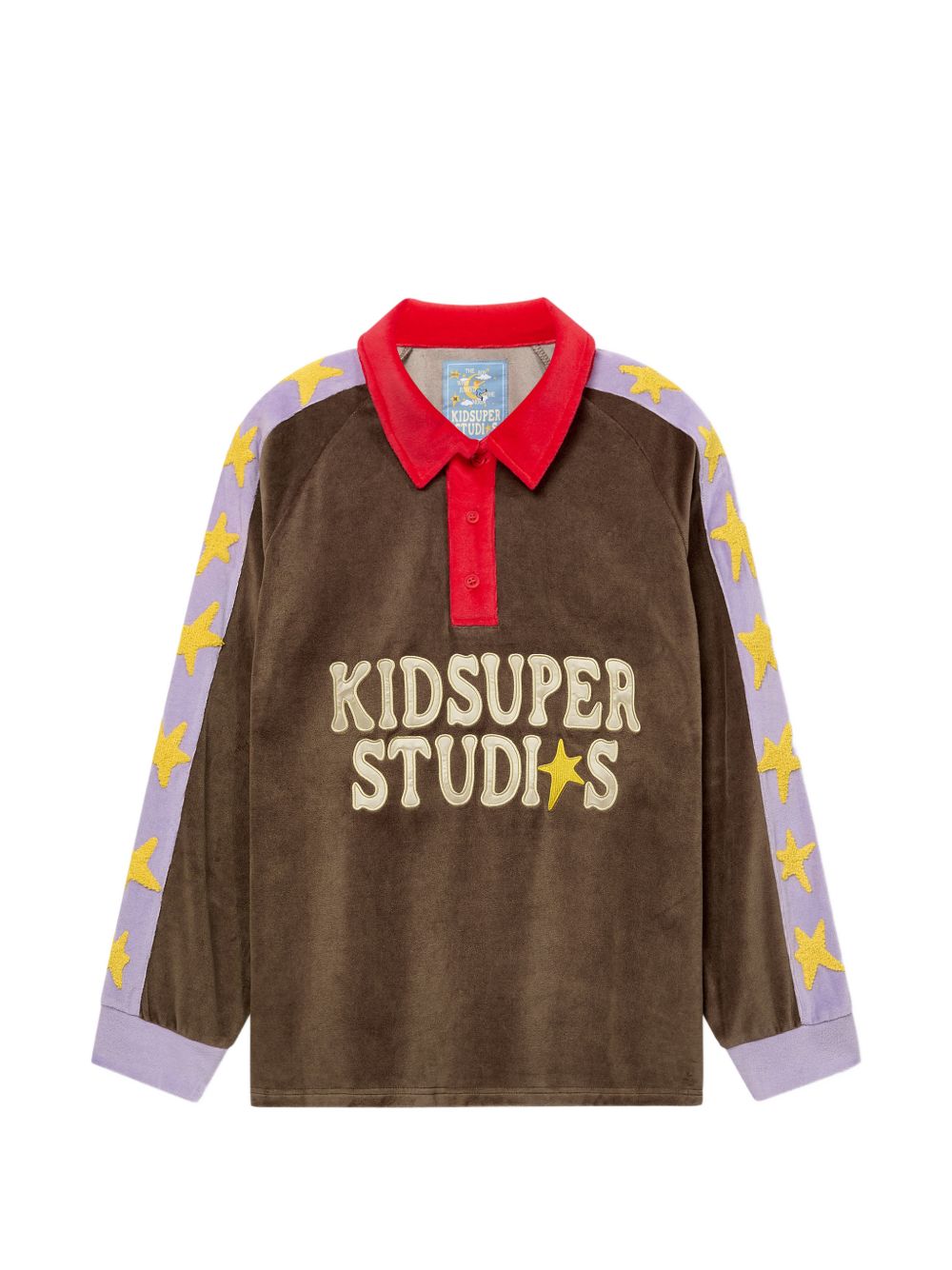 velour Stars Rugby sweater