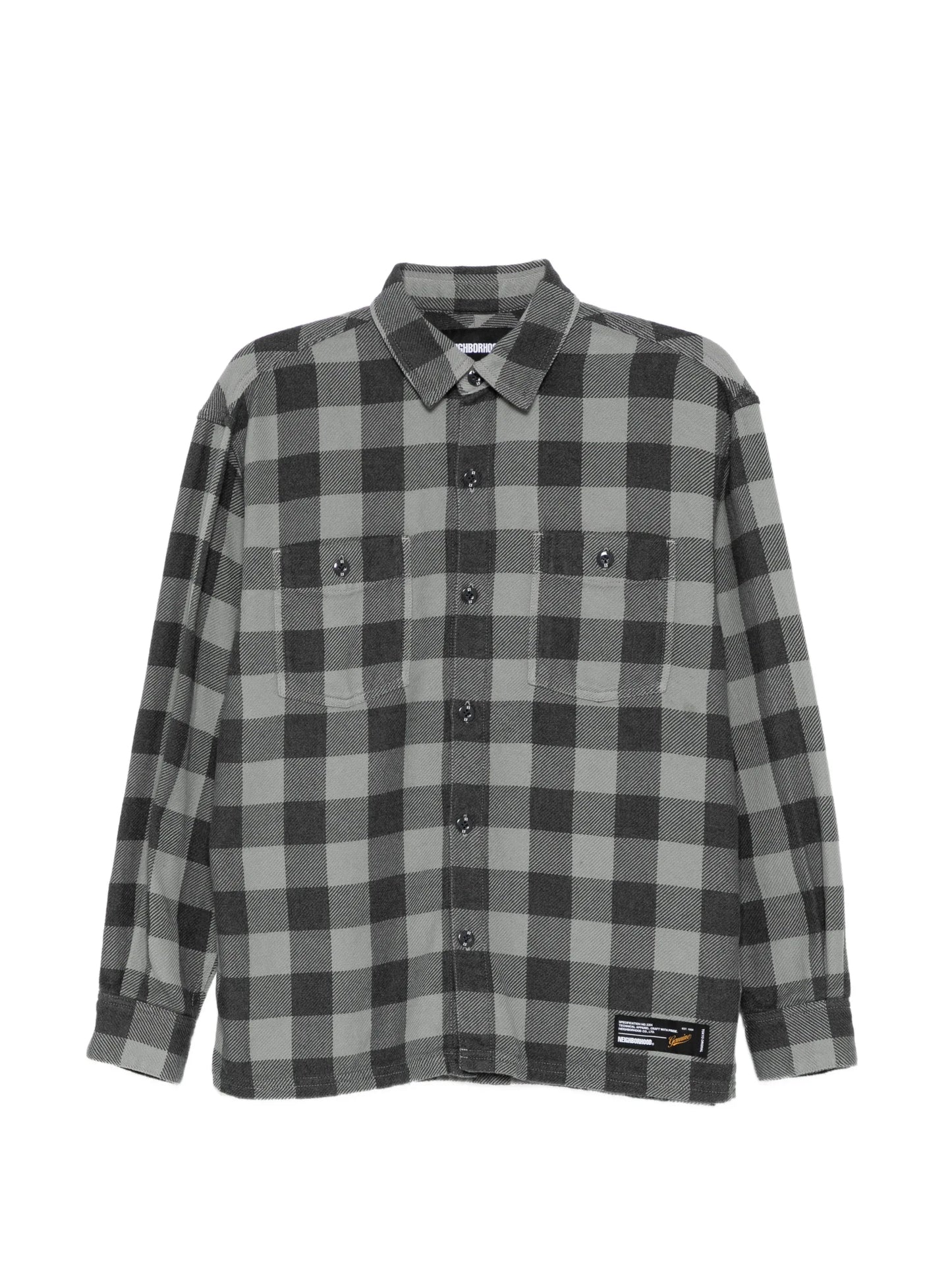 Garment Dyed Check Shirt
