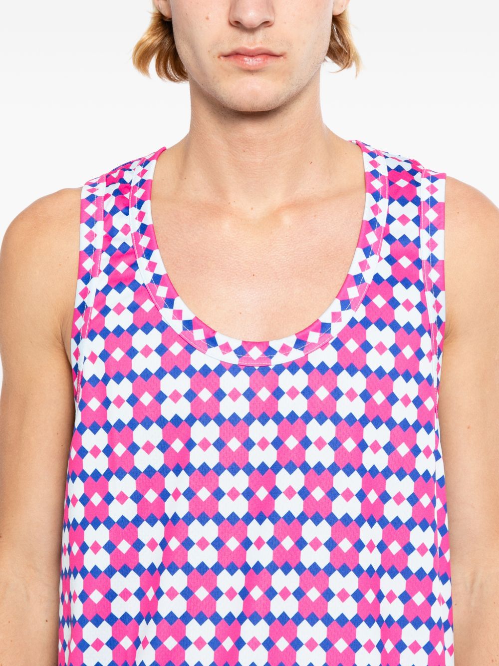 patterned vest