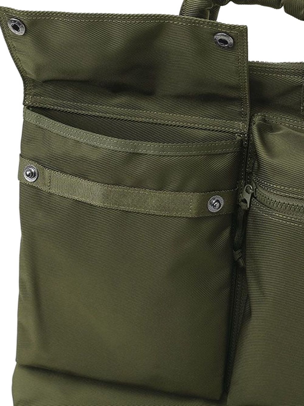 zip webbing shoulder bag