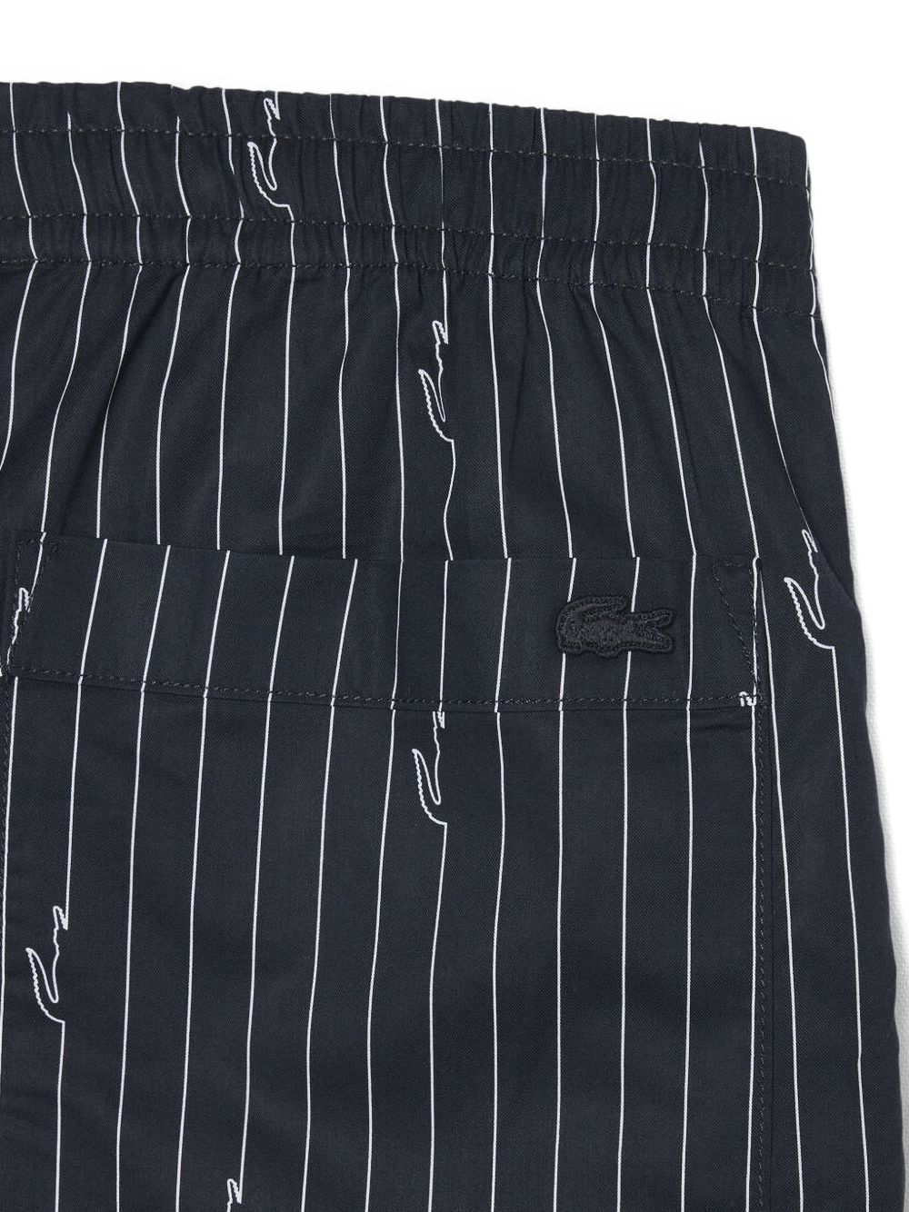 crocodile-print shorts