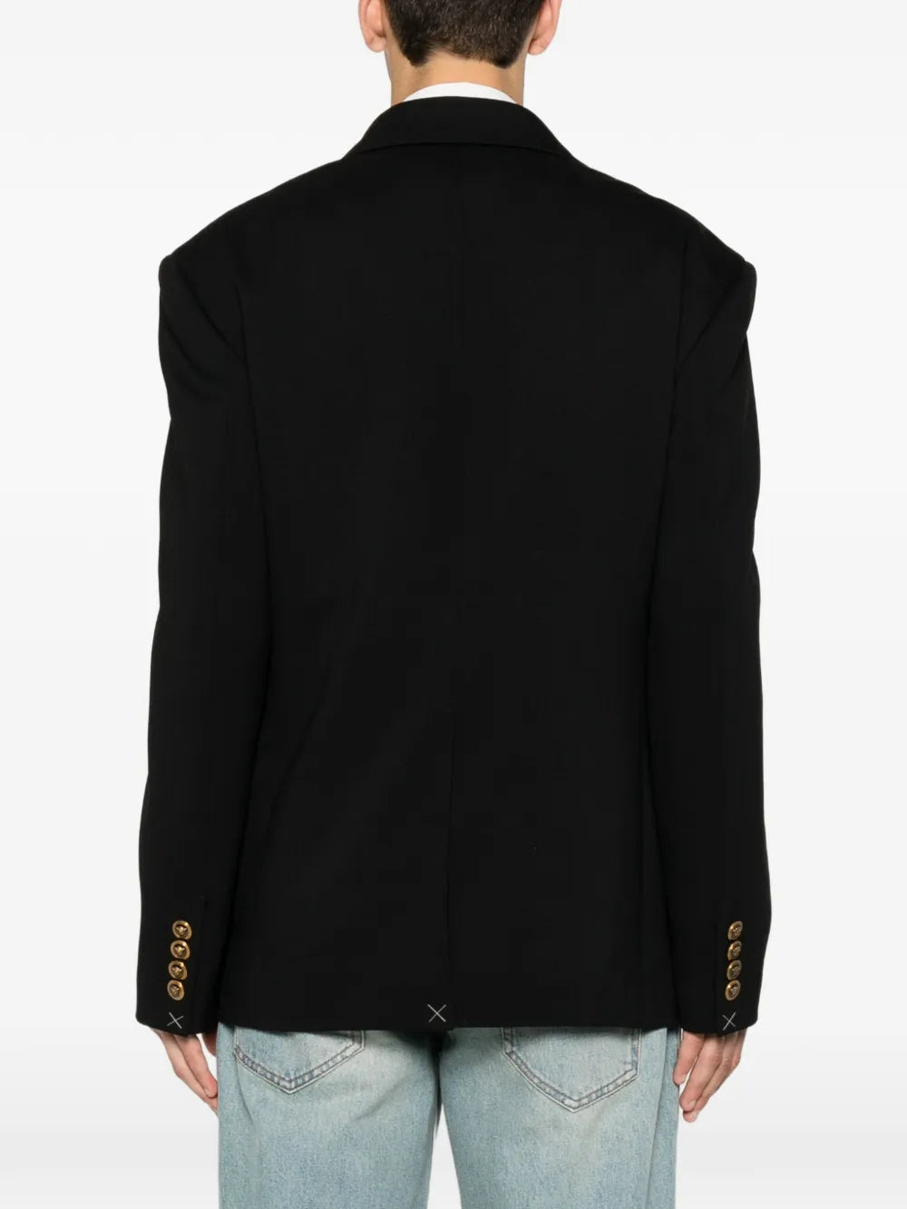 stretch wool blazer
