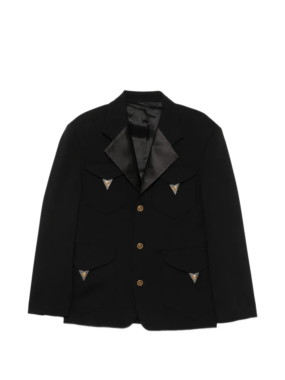 stretch wool blazer