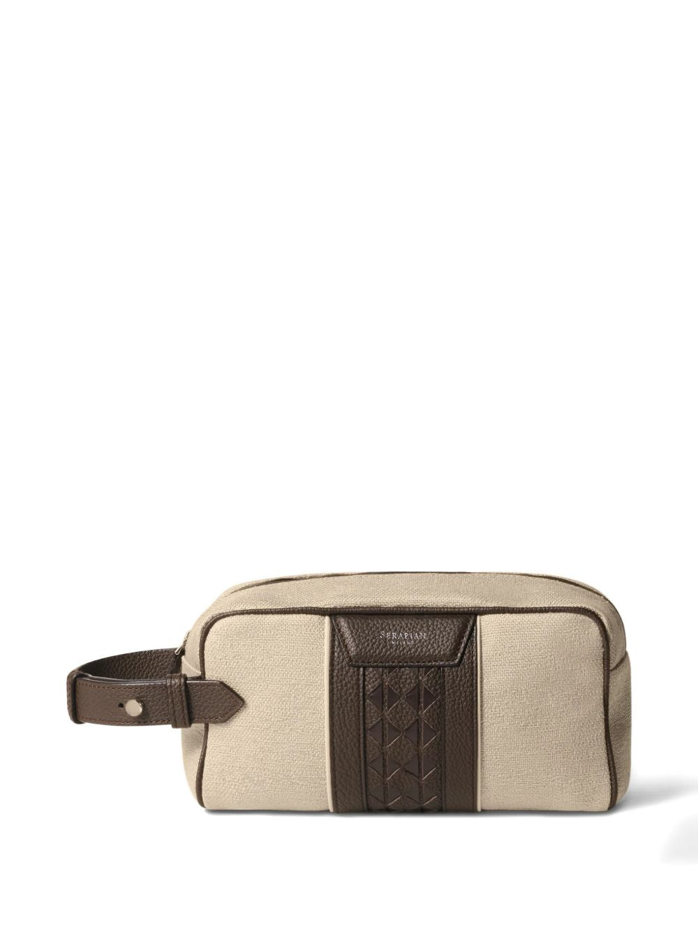 logo-detail wash bag
