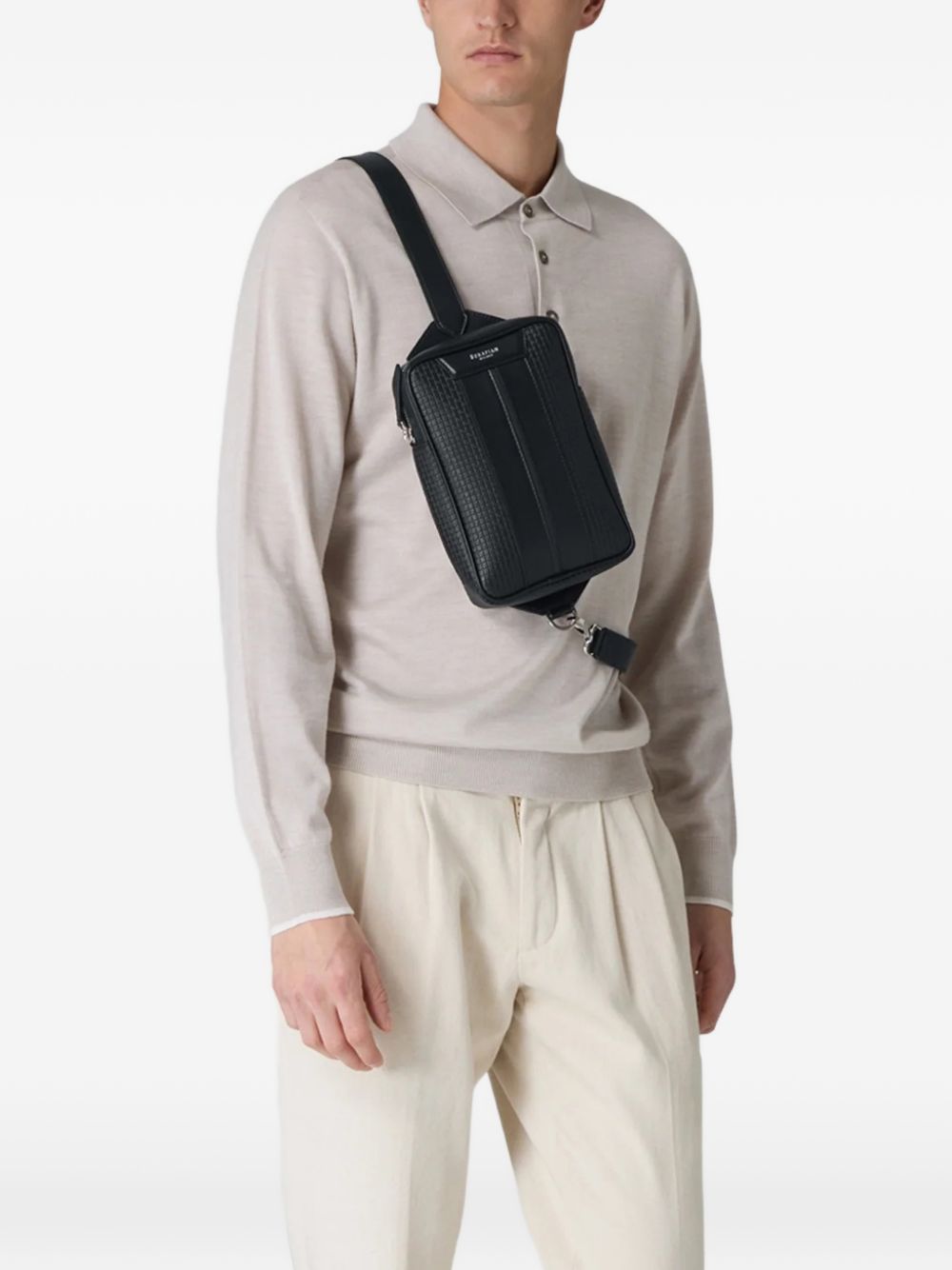 logo-detail messenger bag
