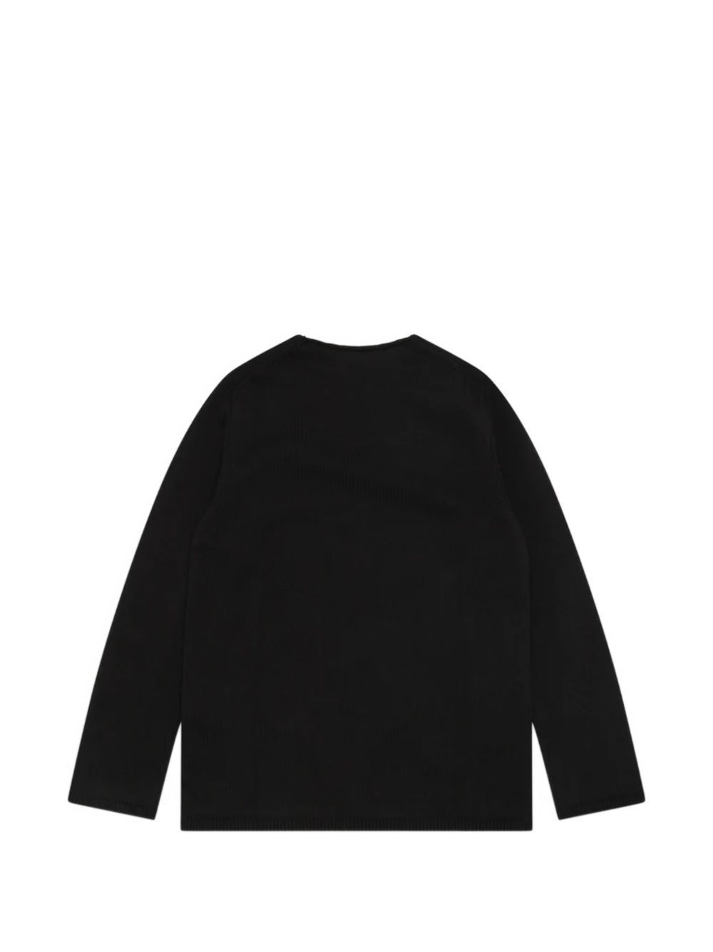 cutout crew-neck knitwear