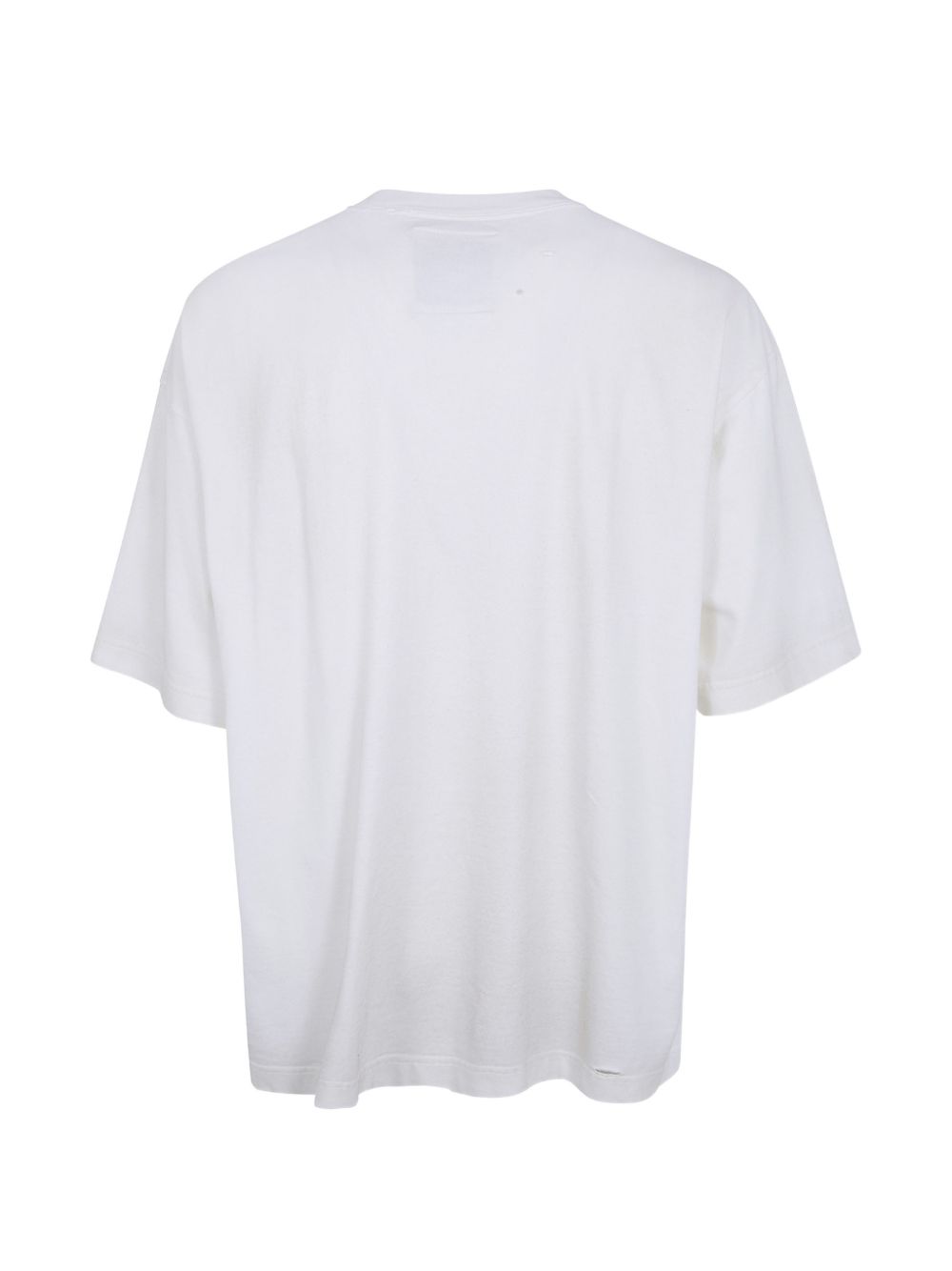 distressed graphic-print t-shirt
