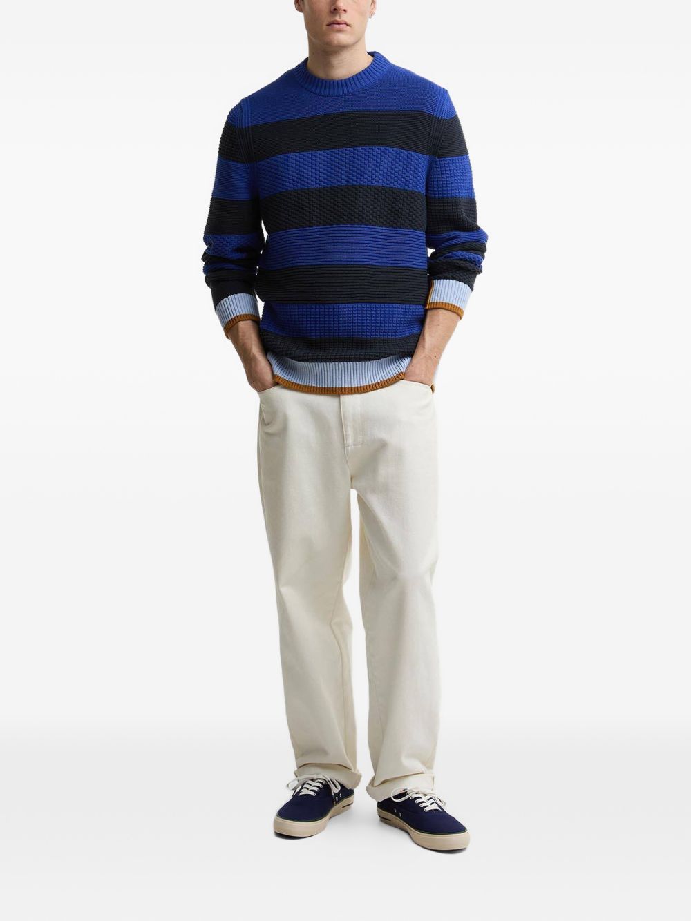x Paul Smith Southwold striped sweater