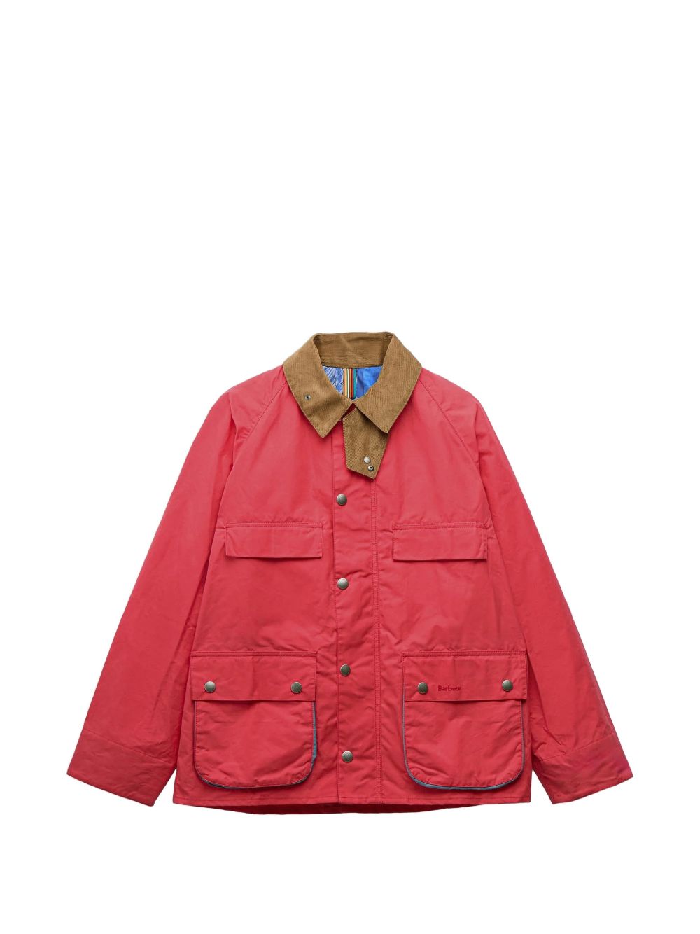 x Paul Smith contrast-collar jacket