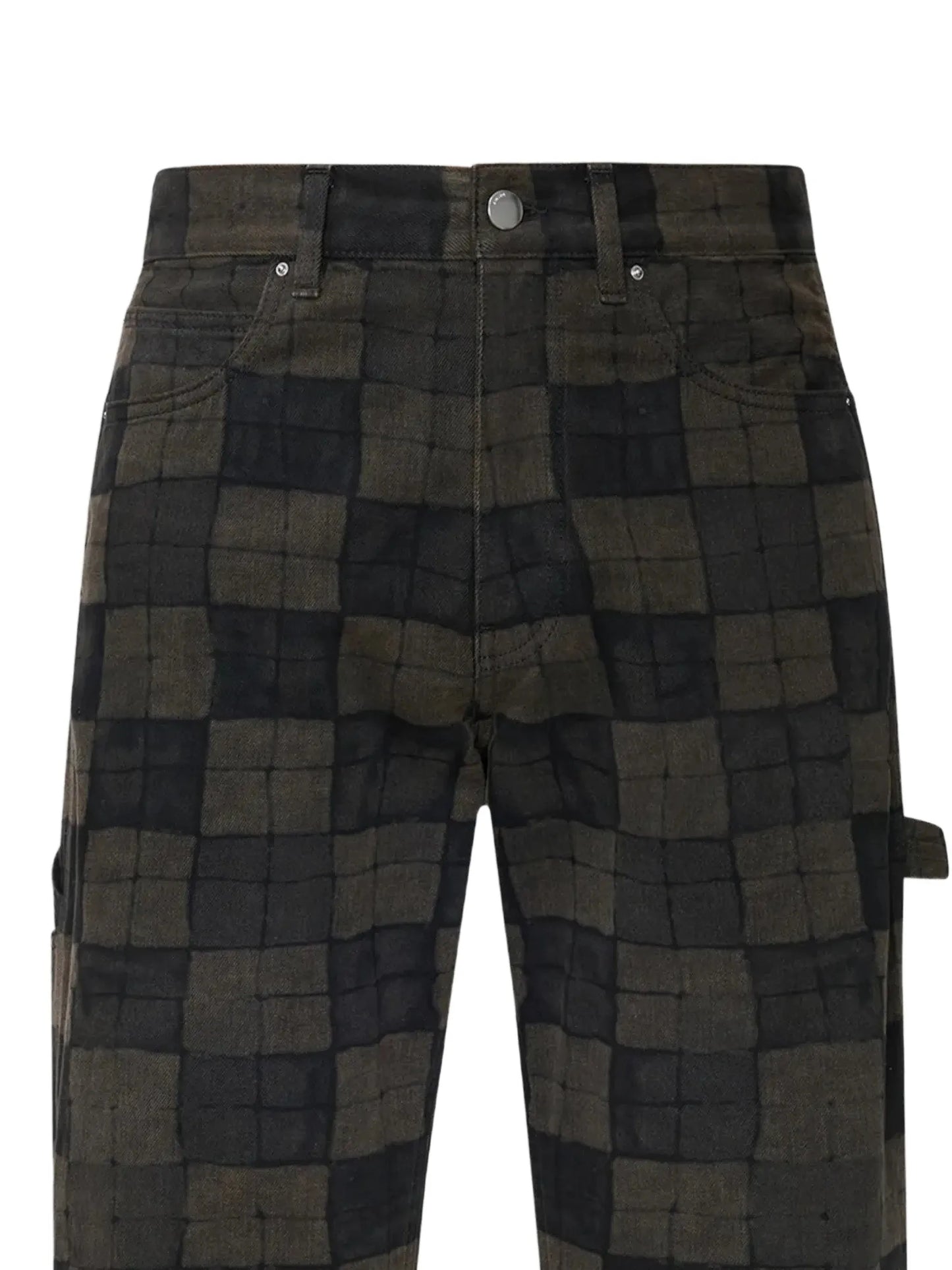Chateau Crest Carpenter Checkered Jeans