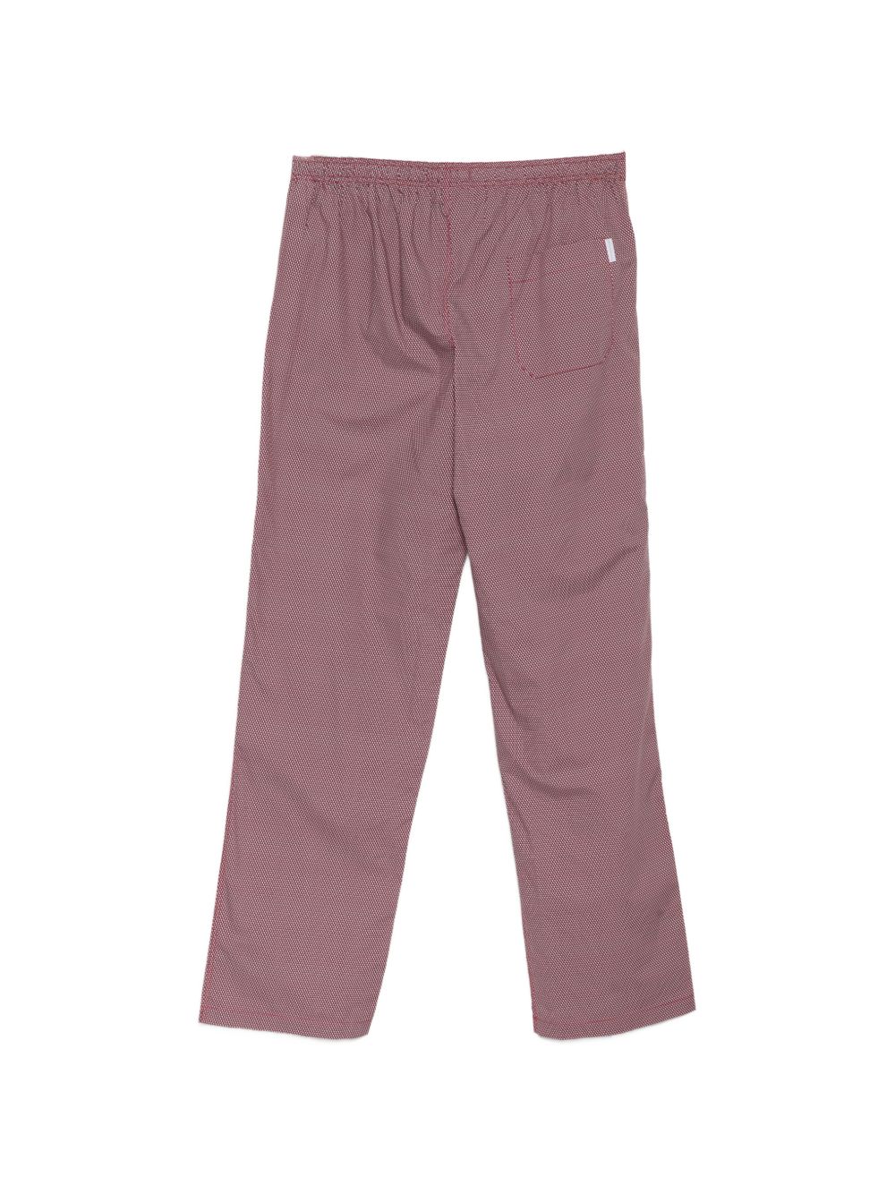 patterned lounge trousers