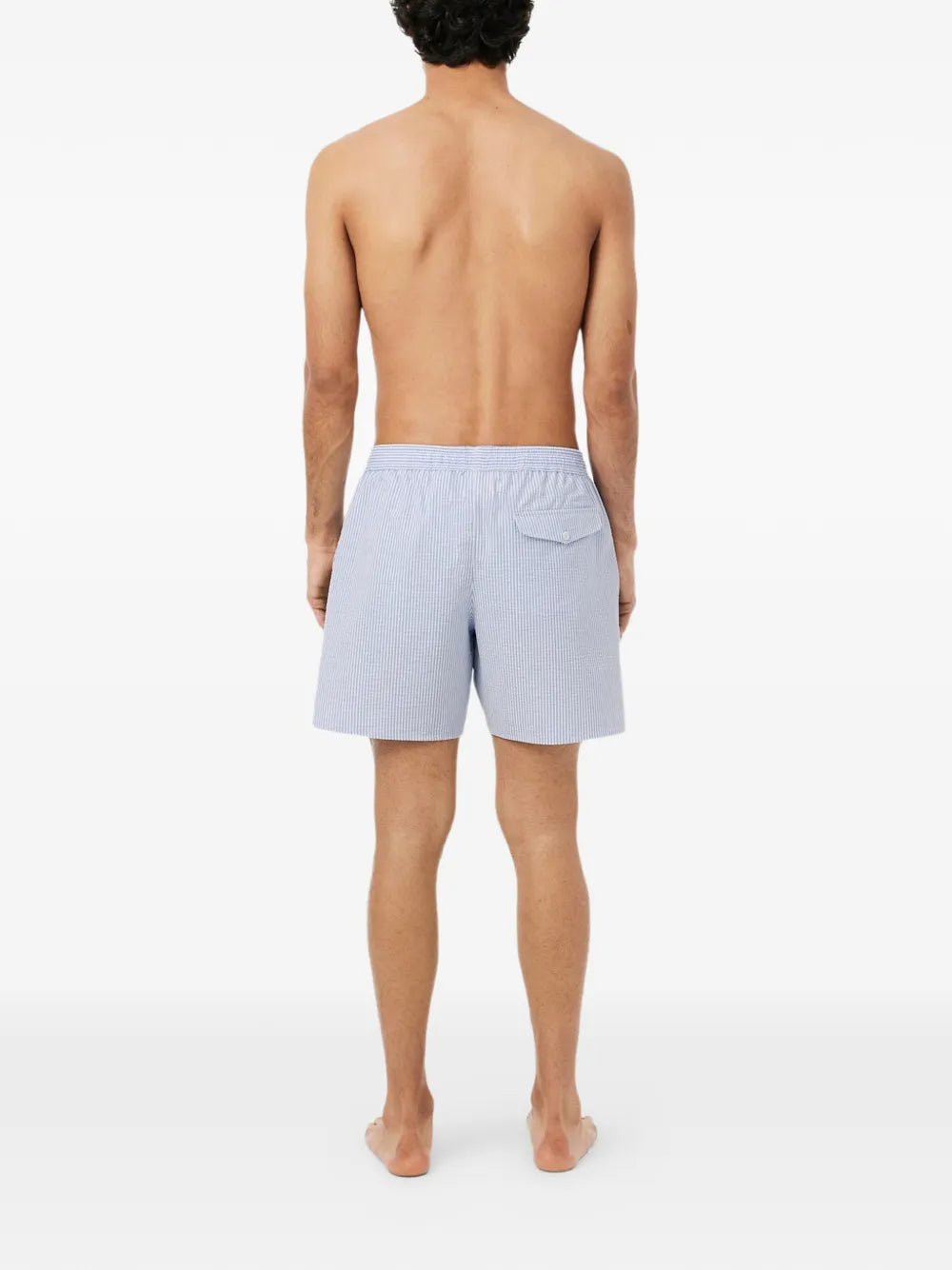 Striped Drawstring Swim Shorts