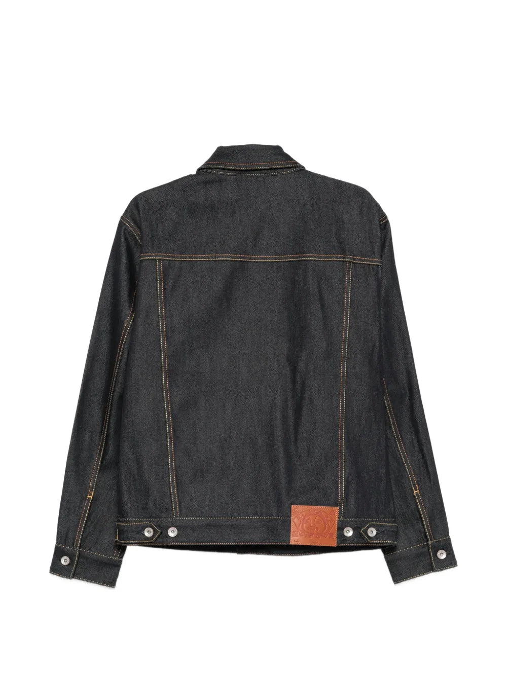 Seagull-motif denim jacket