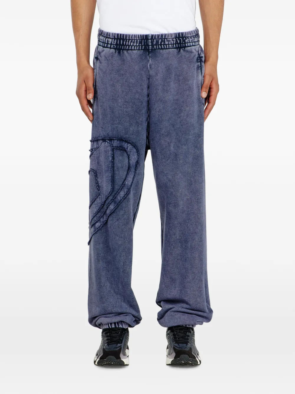 organic cotton Oval D patch trousers