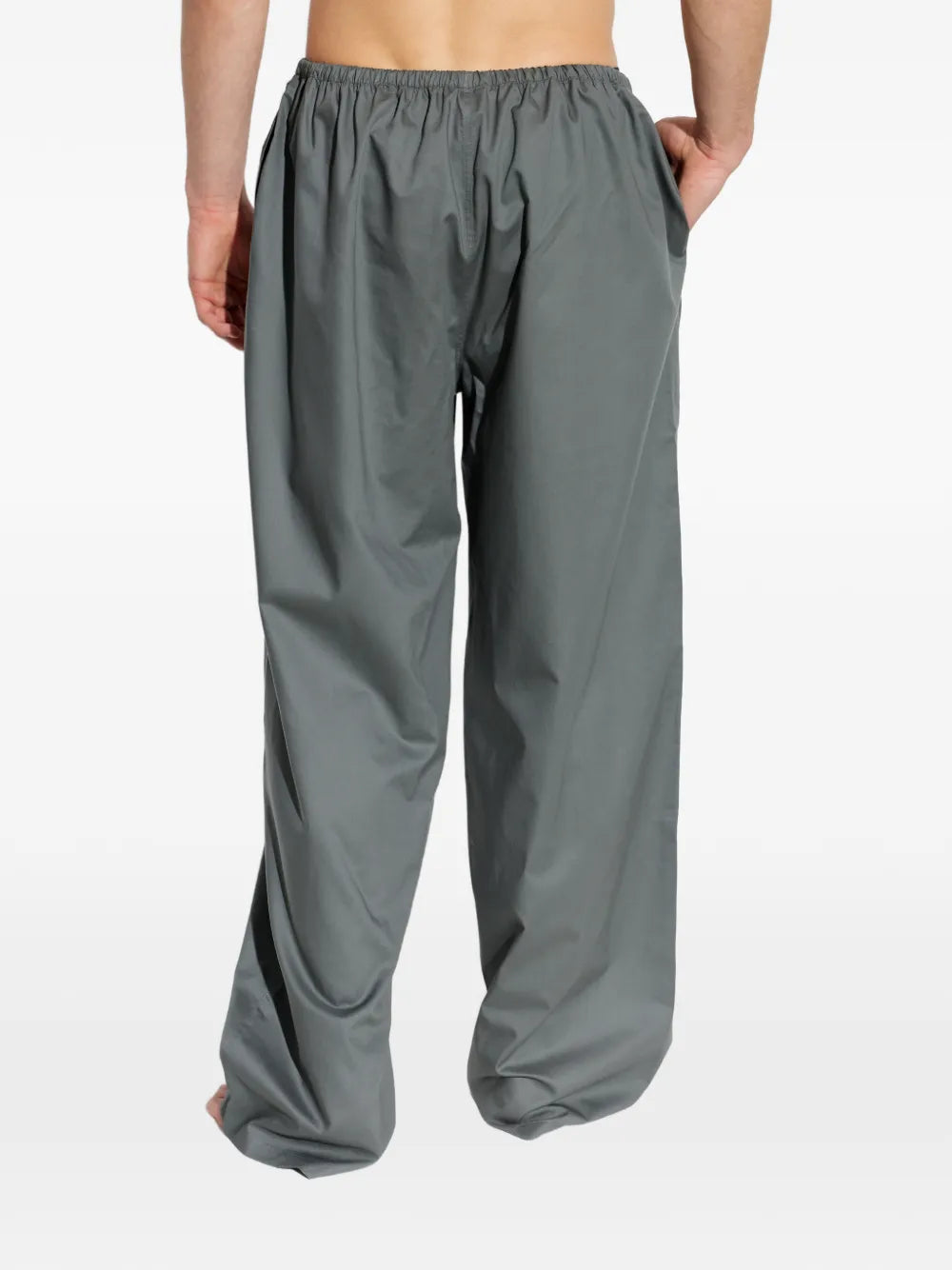 Drawstring-Waist Pajama Trousers