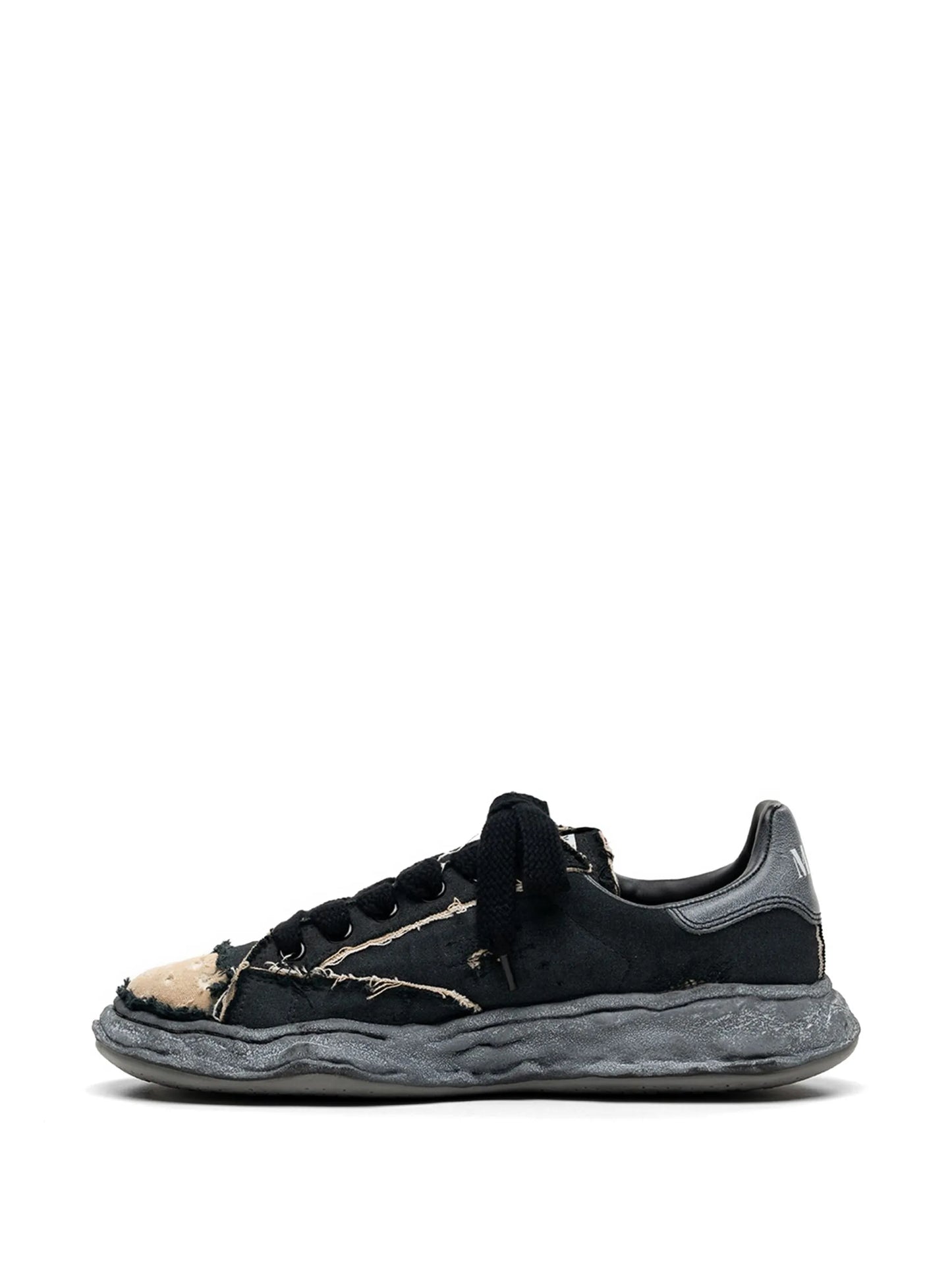 Distressed-Effect Chunky-Sole Sneakers