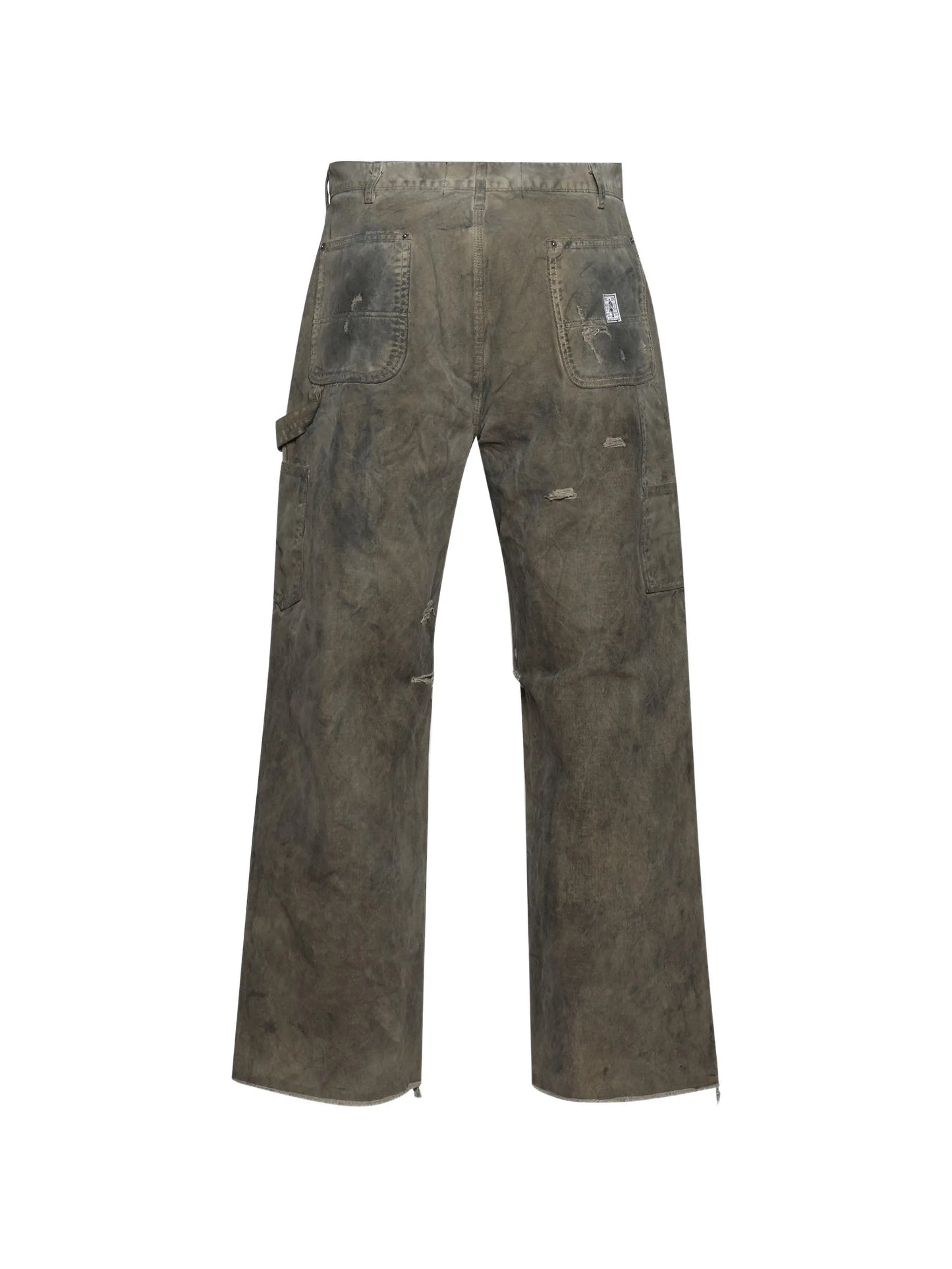 Been Thru It Waxed-Canvas Double-Knee Trousers