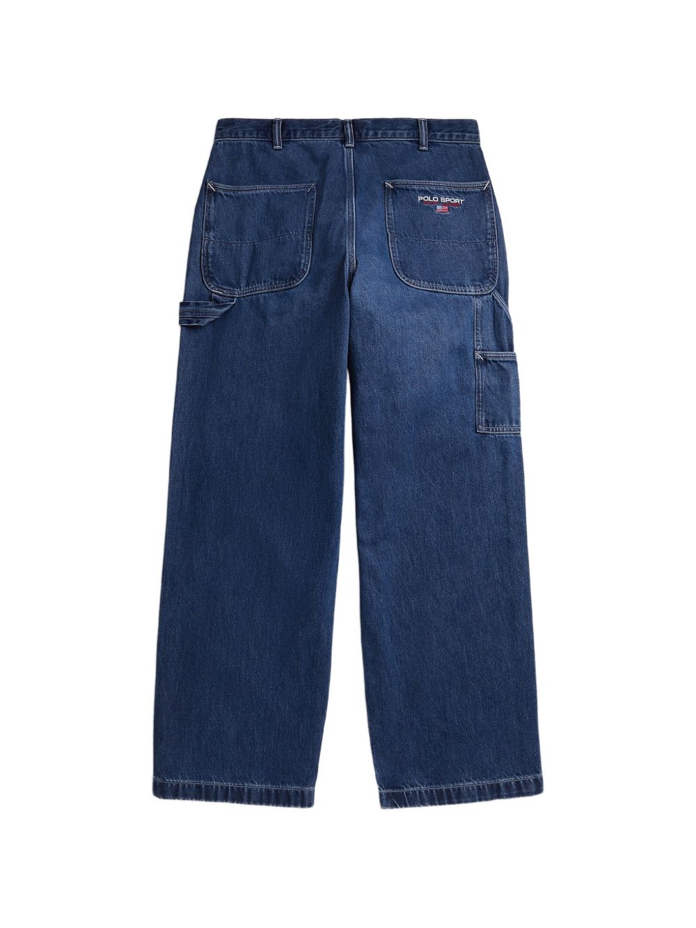 carpenter-style straight-leg jeans