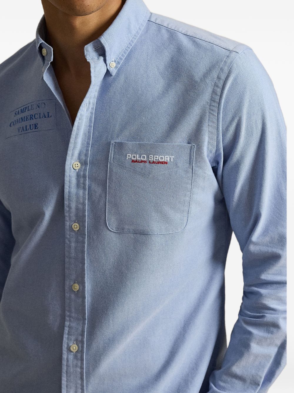 Polo Sport logo-embroidered shirt