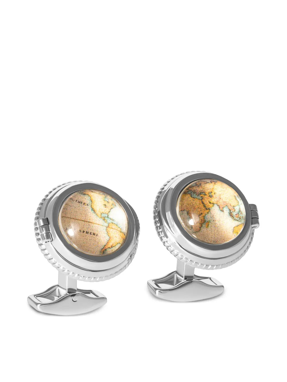 World Porthole Cufflinks
