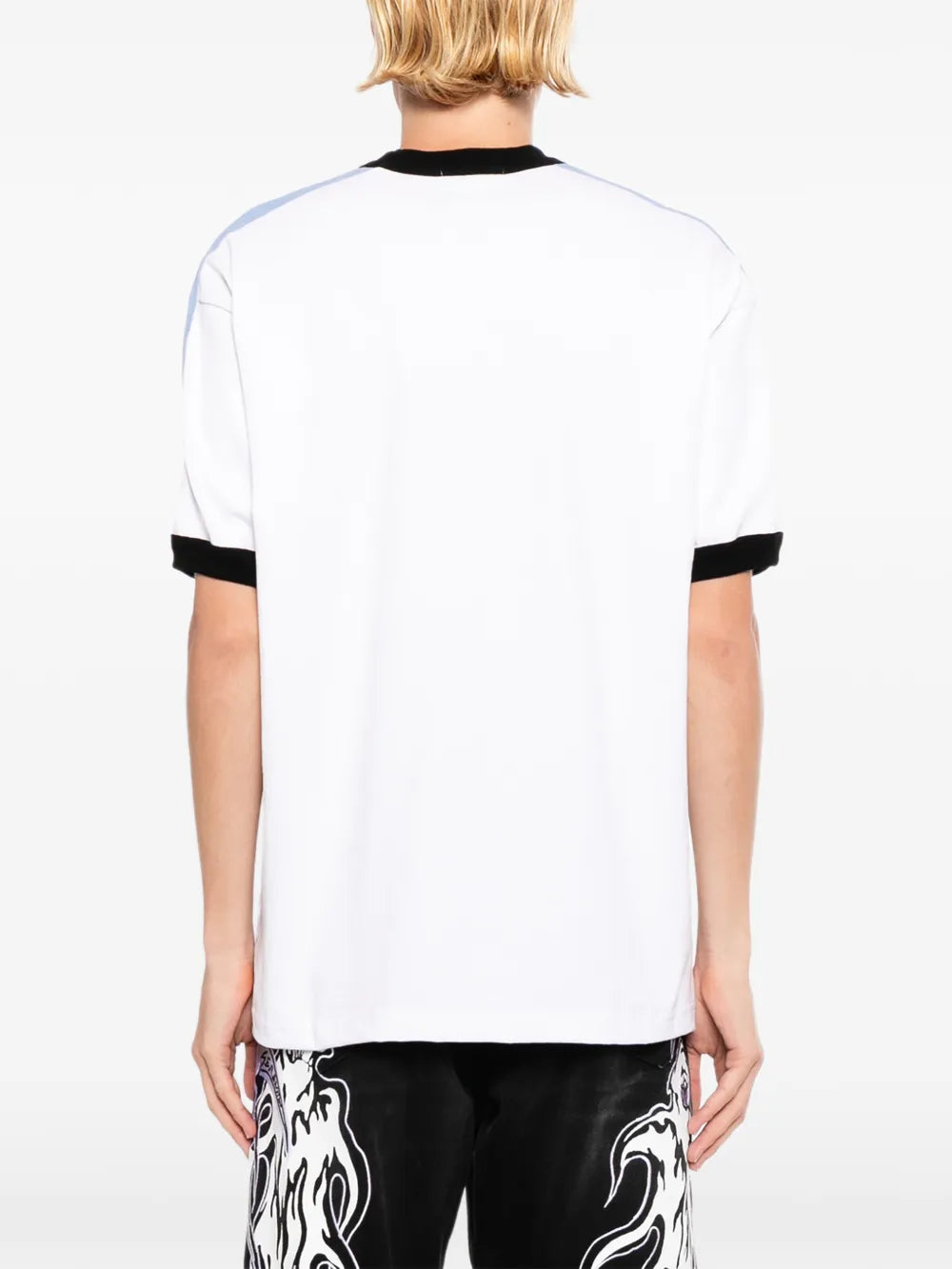 Graphic-Print Ringer T-Shirt