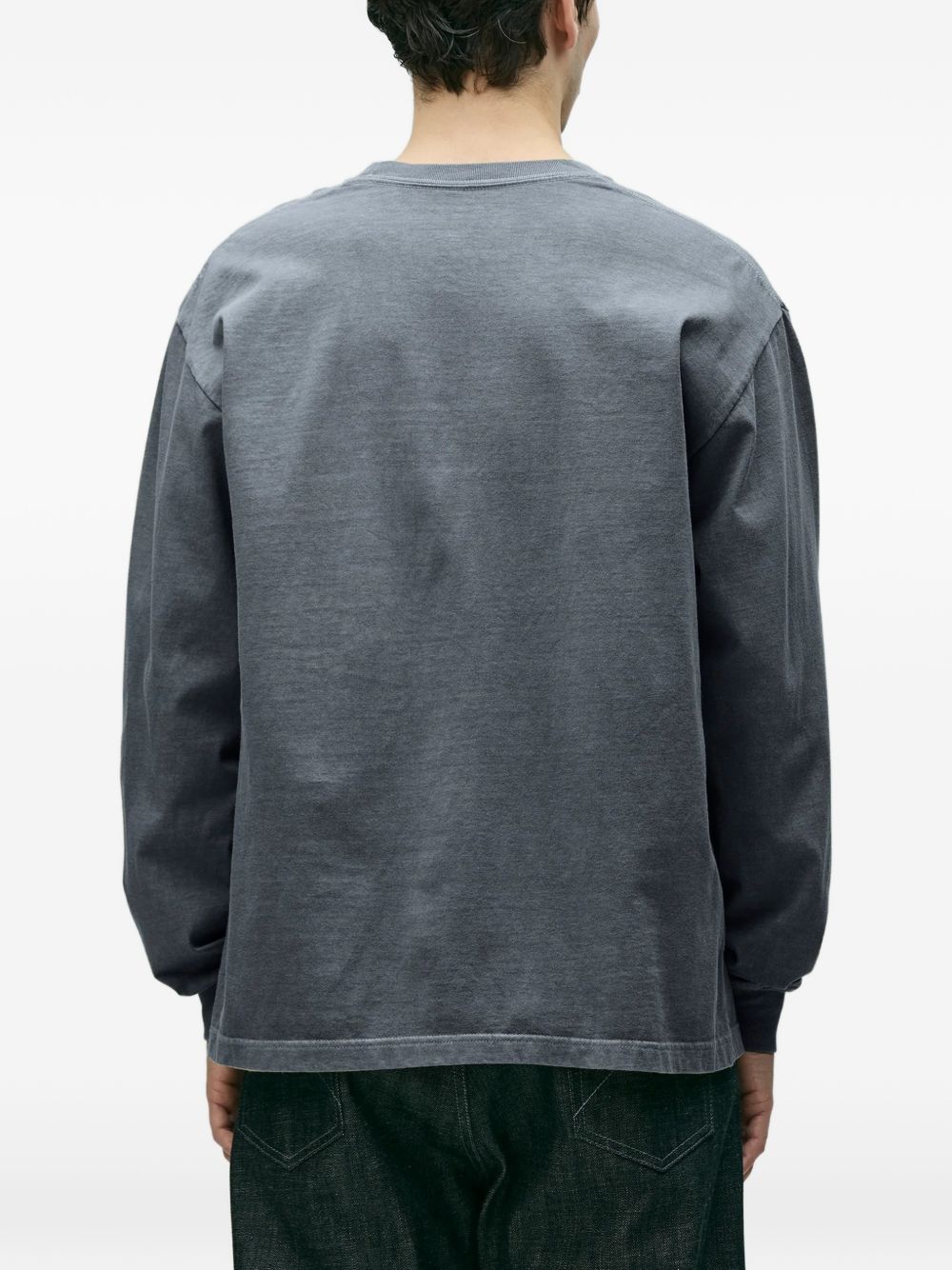 logo-print long-sleeved T-shirt