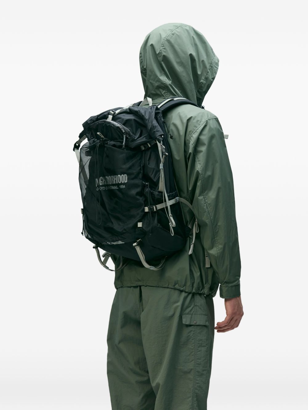 logo-print backpack