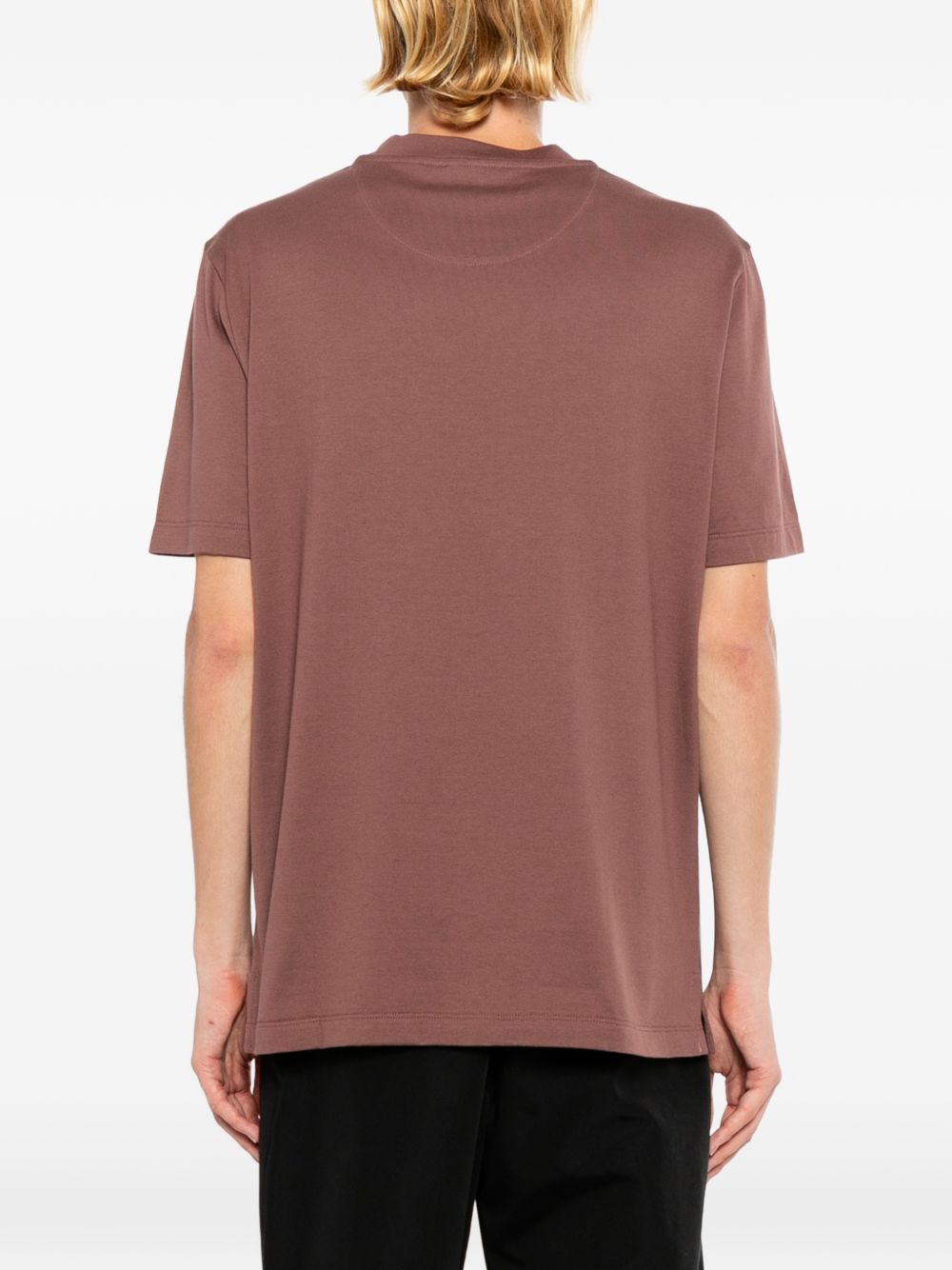 gassed cotton T-shirt