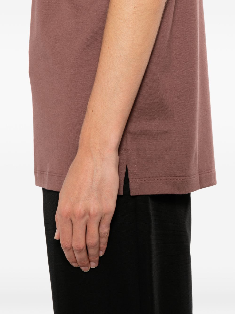 gassed cotton T-shirt