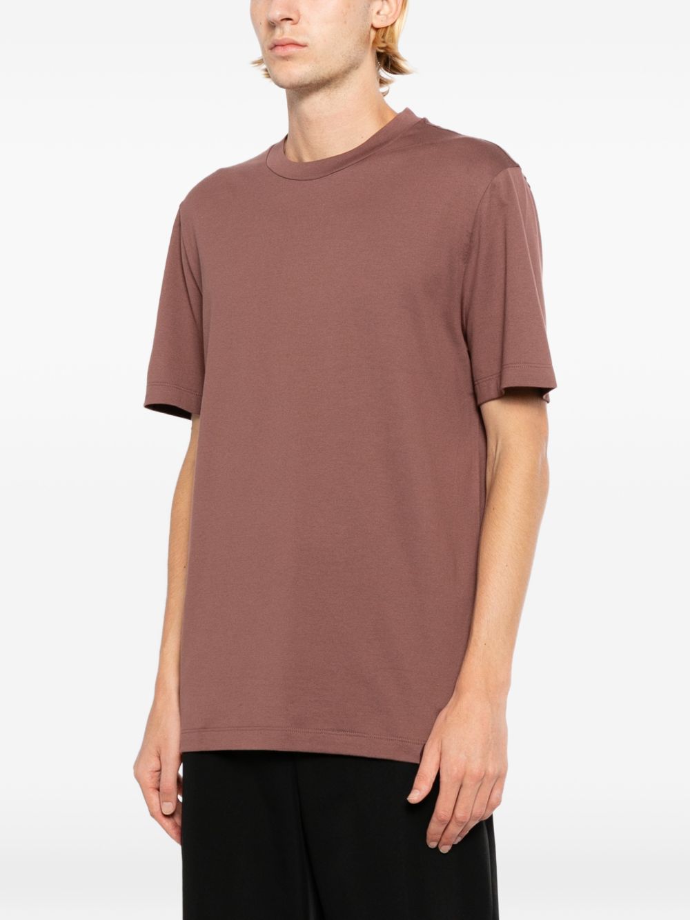gassed cotton T-shirt