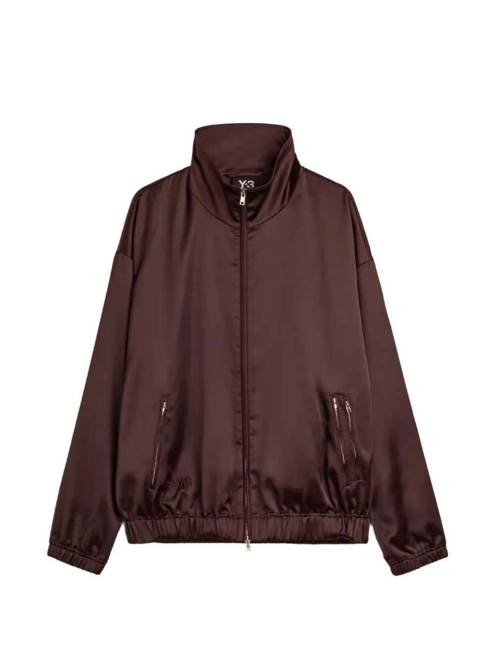 embroidered satin jacket