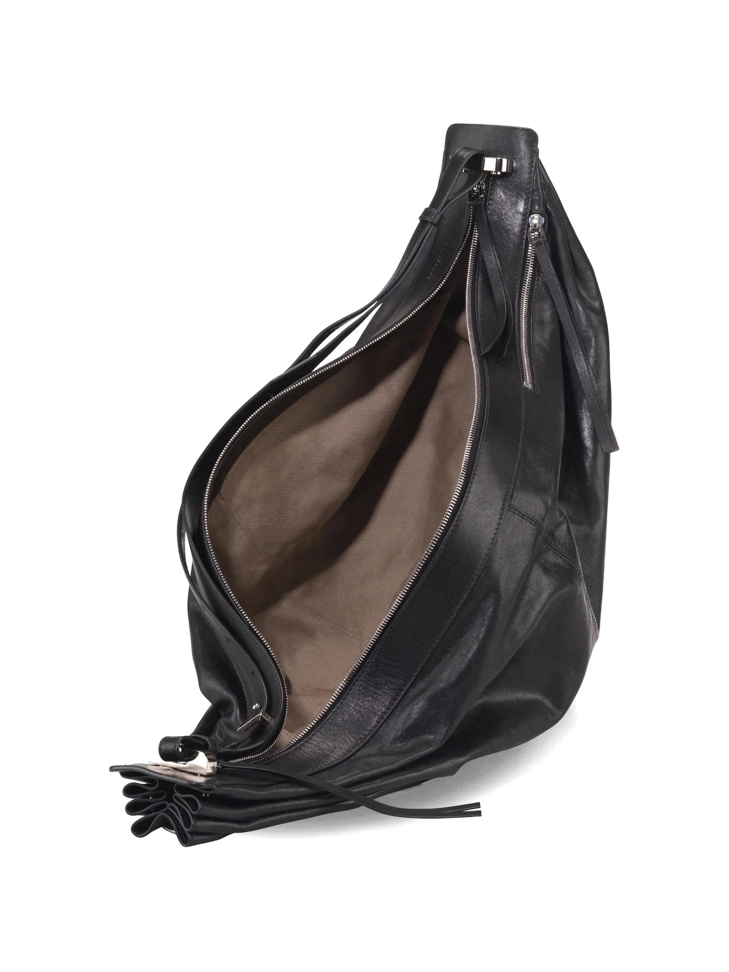 Bon-Bon Cords Leather Shoulder Bag