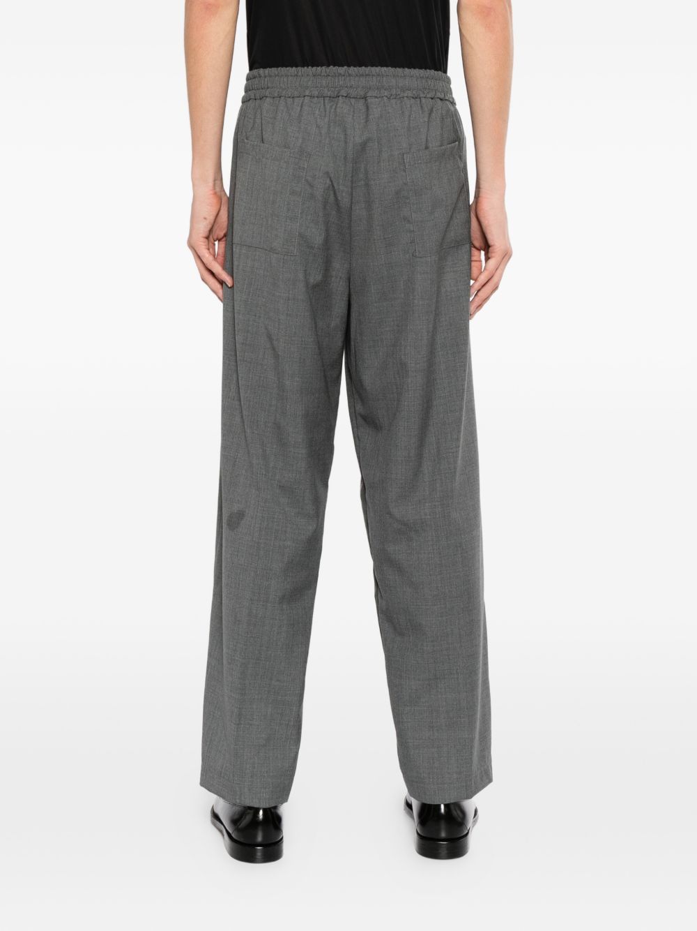 rear elasticated waistband trousers 