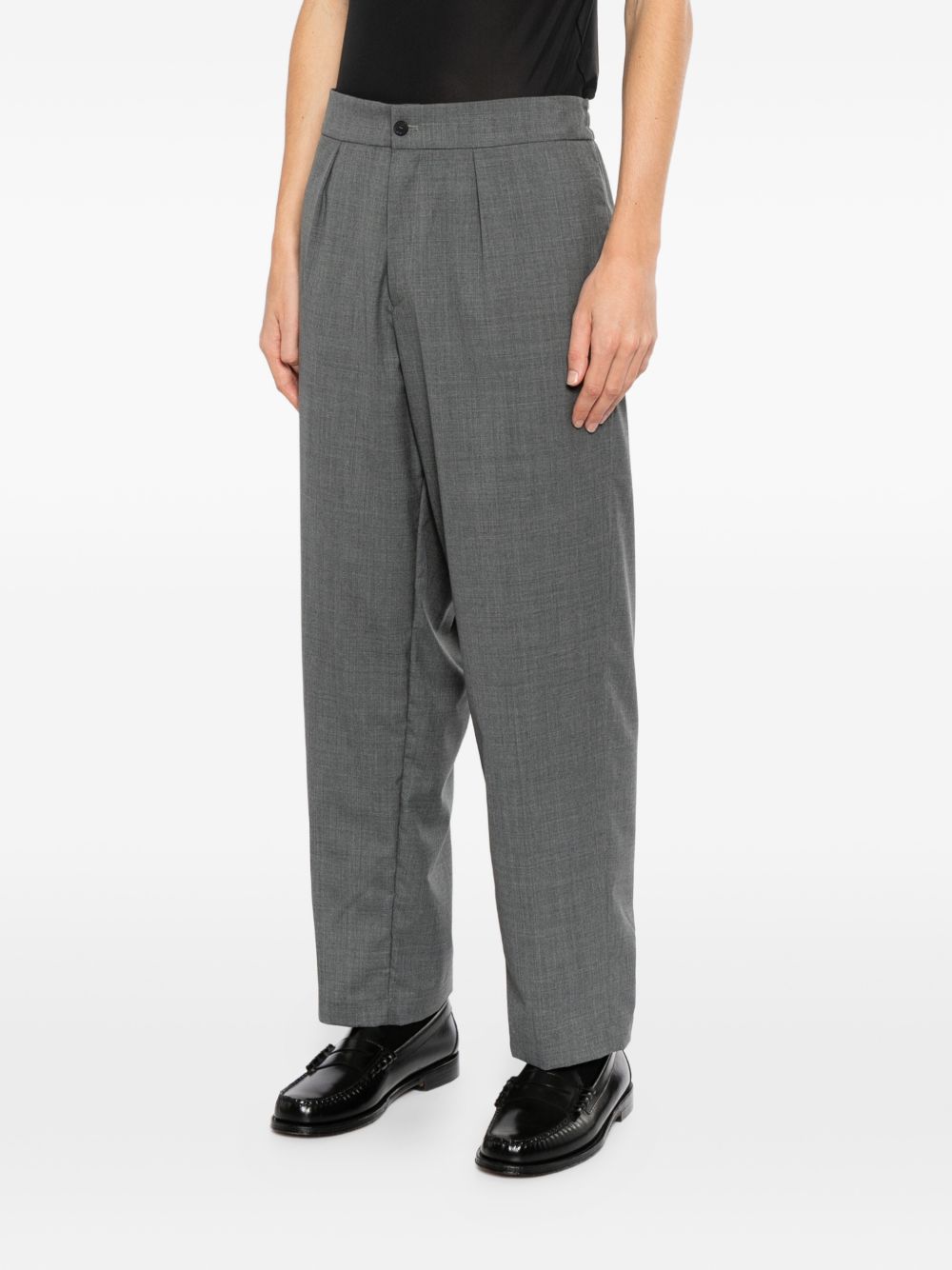 rear elasticated waistband trousers 
