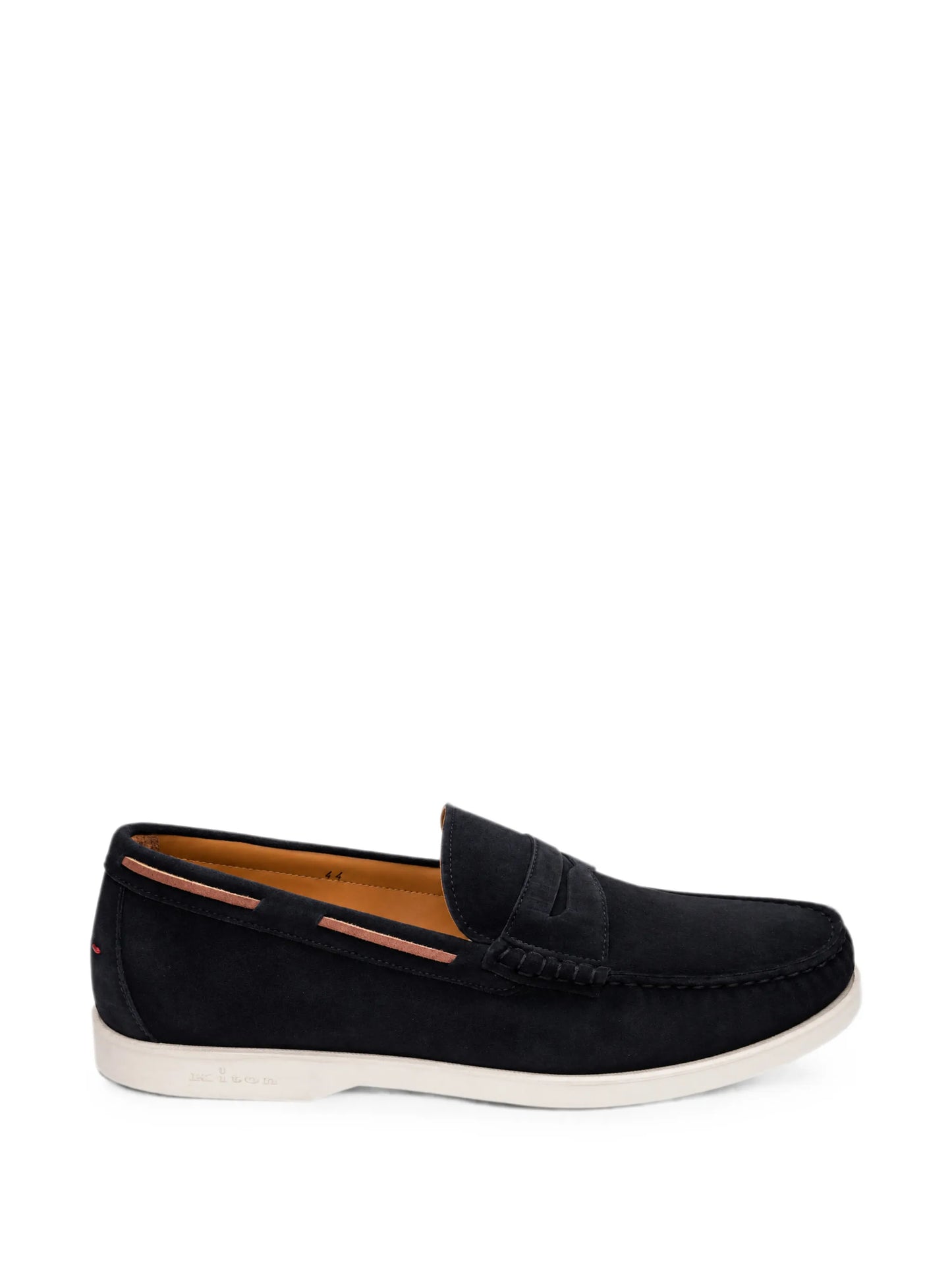 Suede-Finish Leather Loafers