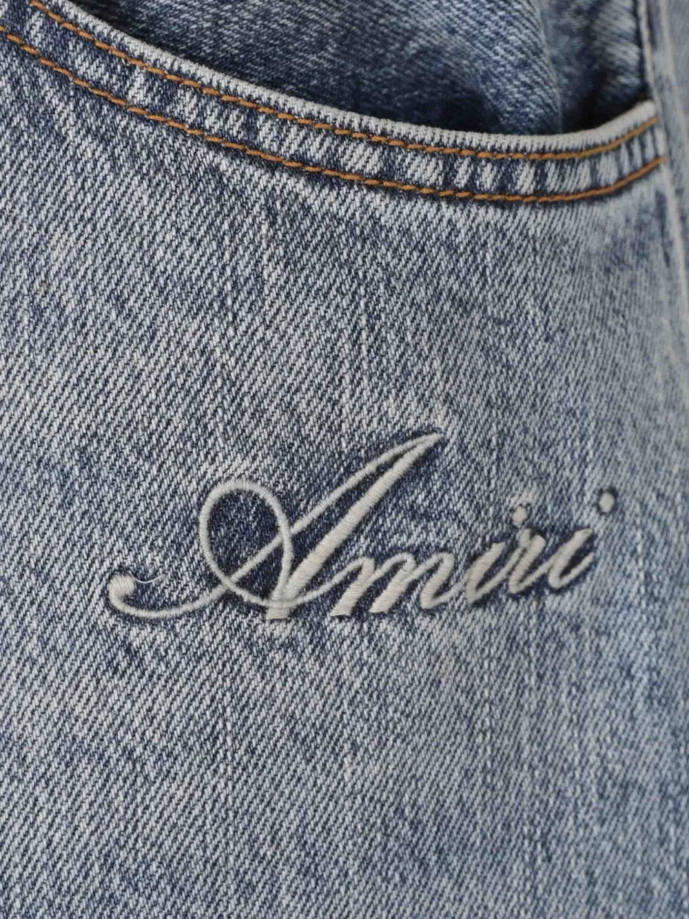 drawstring wide-leg jeans