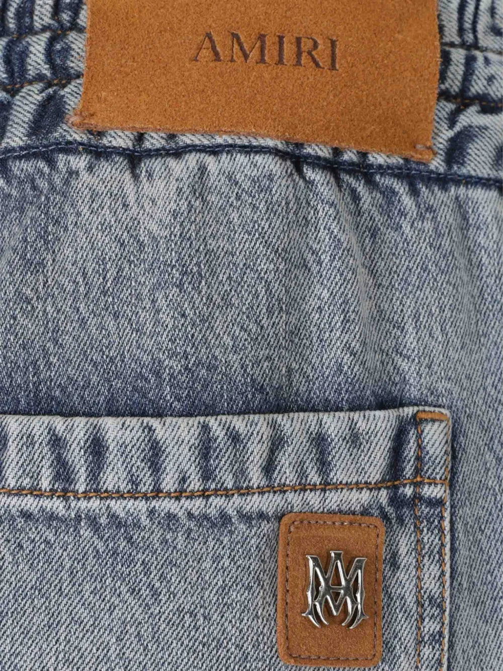 drawstring wide-leg jeans