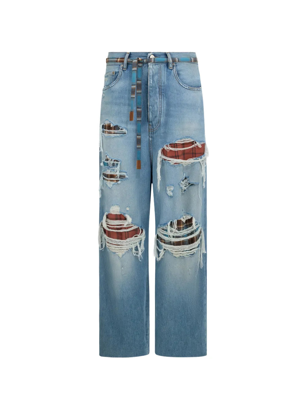 Flannel Repair jeans