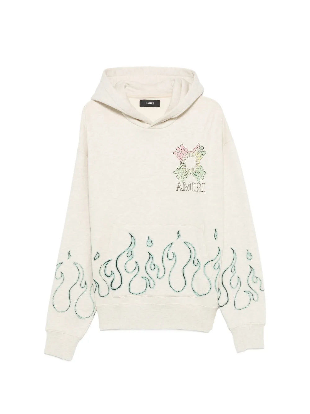Ma Quad Flames oversized cotton hoodie