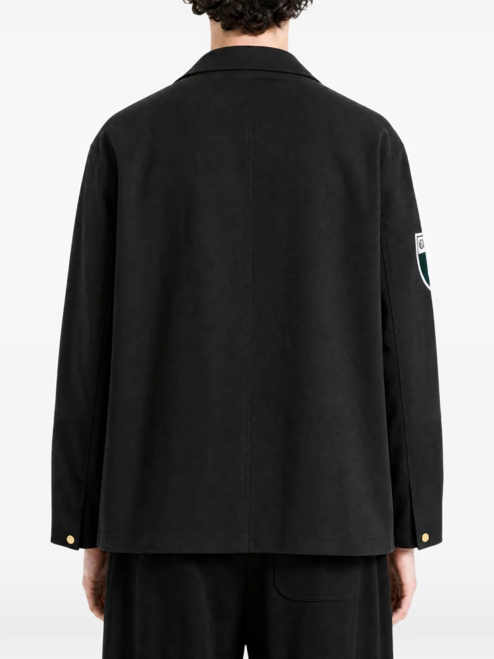 x Willy Chavarria Players logo-patch button-up blazer