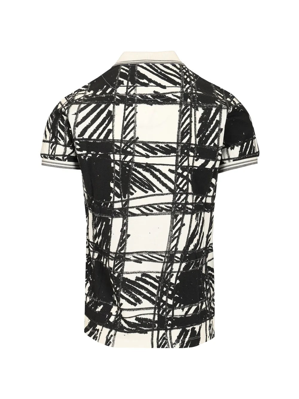 Scribble Orb-embroidered polo shirt