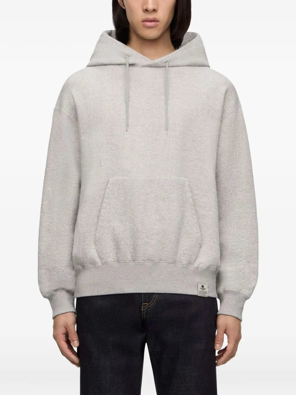 drawstring-hood hoodie