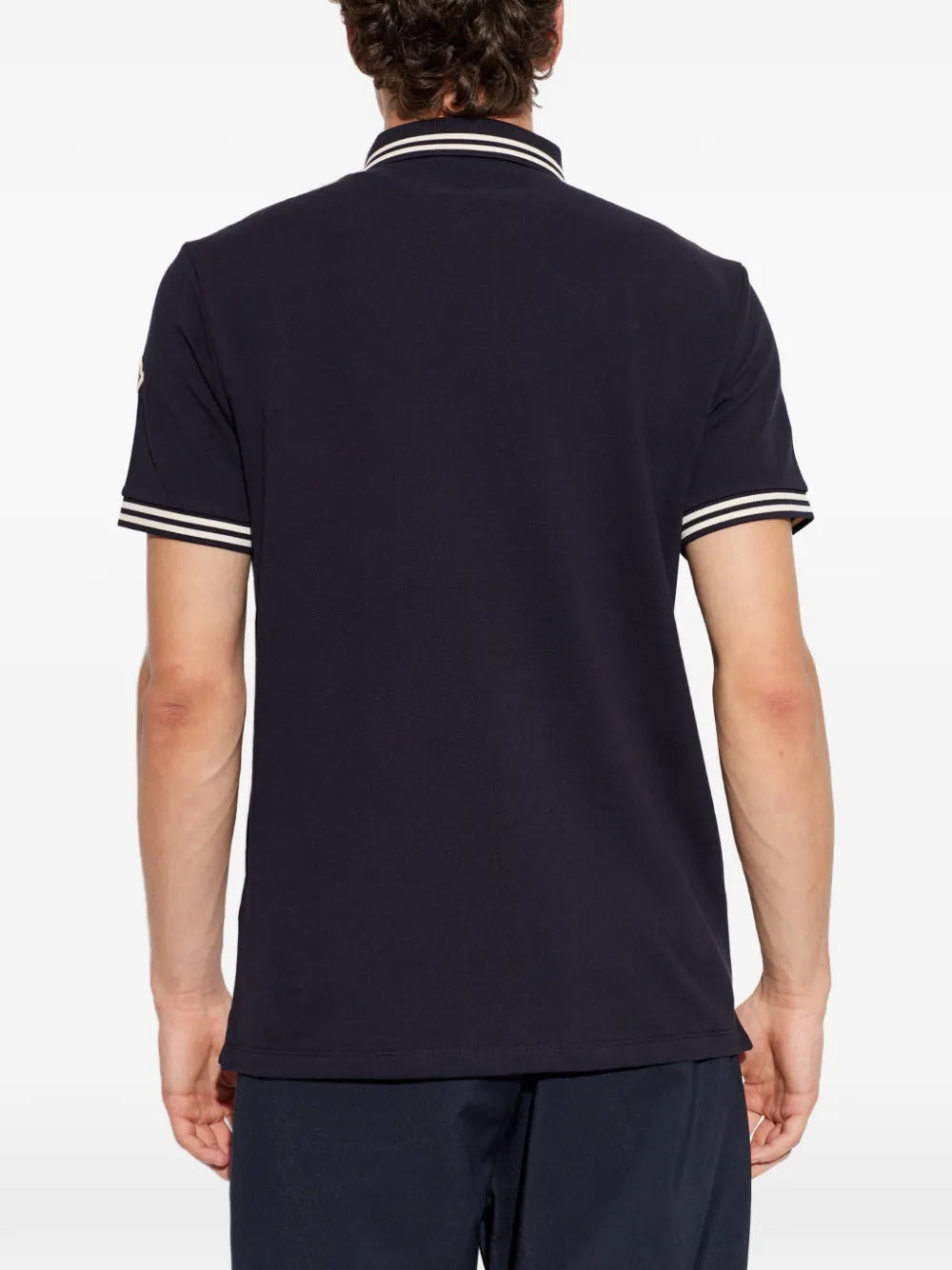 logo-embroidered polo shirt