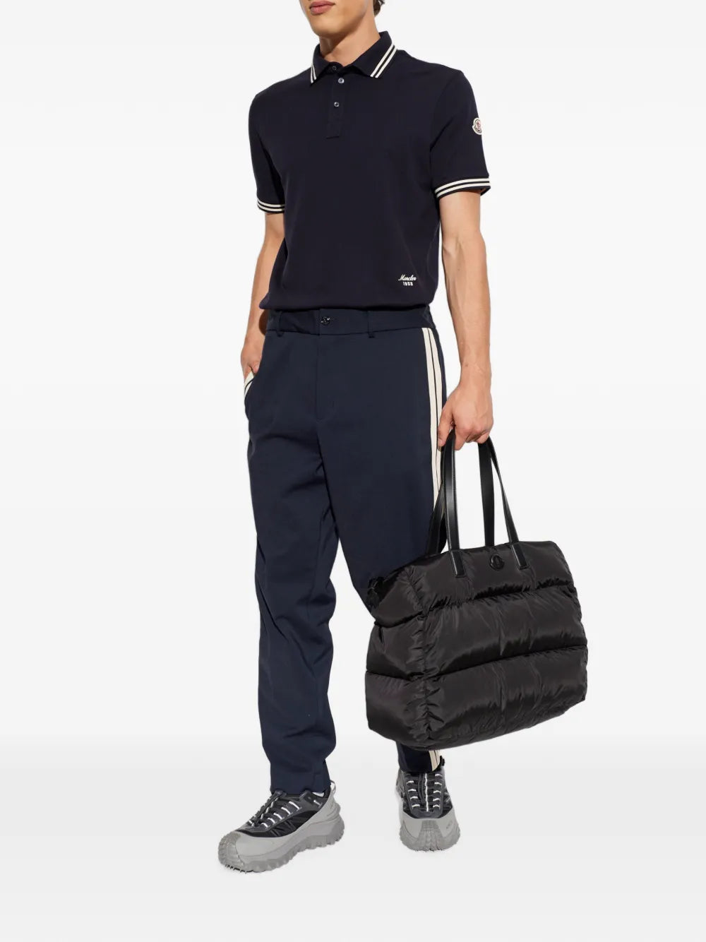 logo-embroidered polo shirt