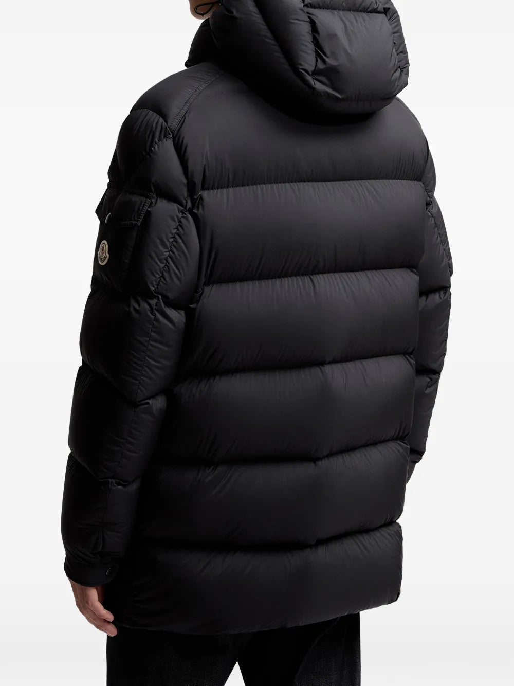 quilted hooded jacket