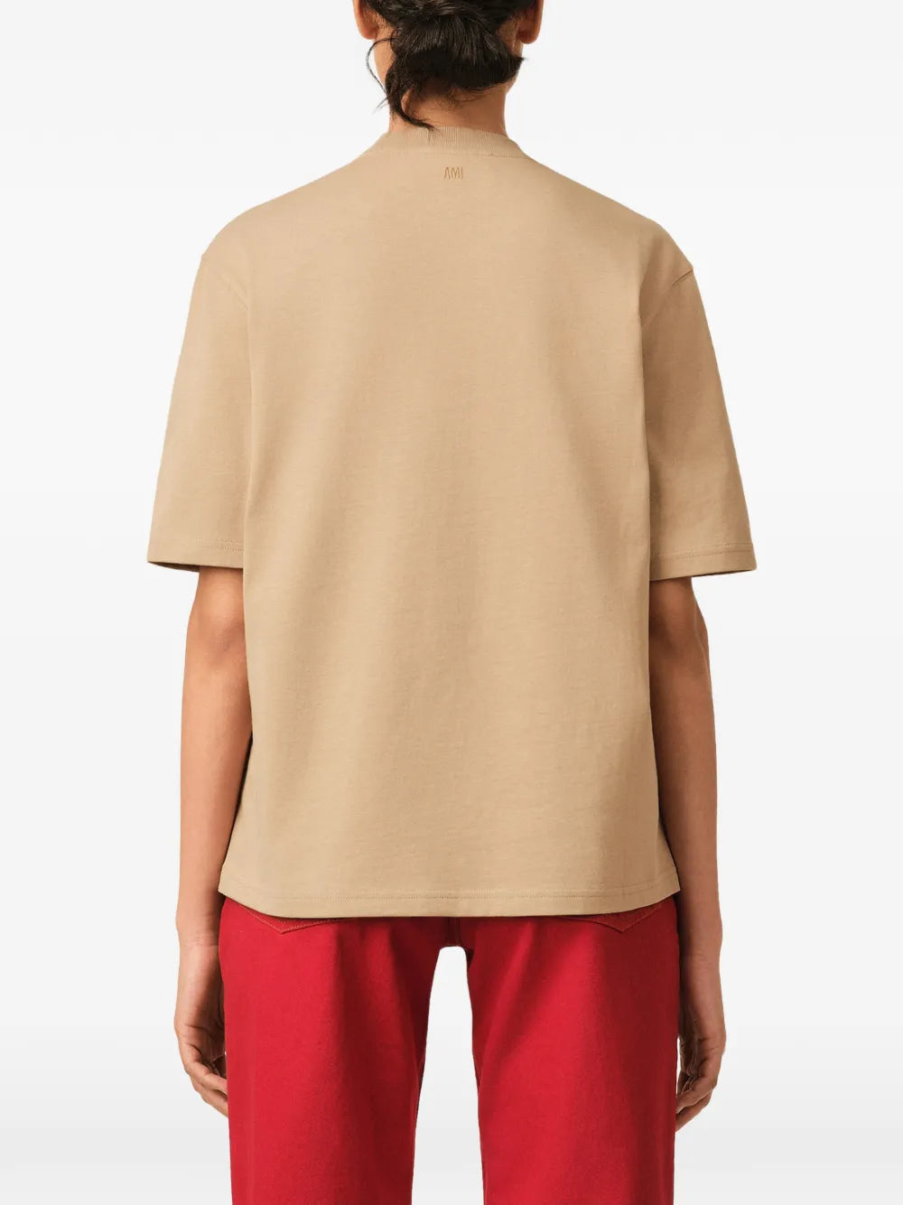 cotton t-shirt with embossed Ami de Coeur