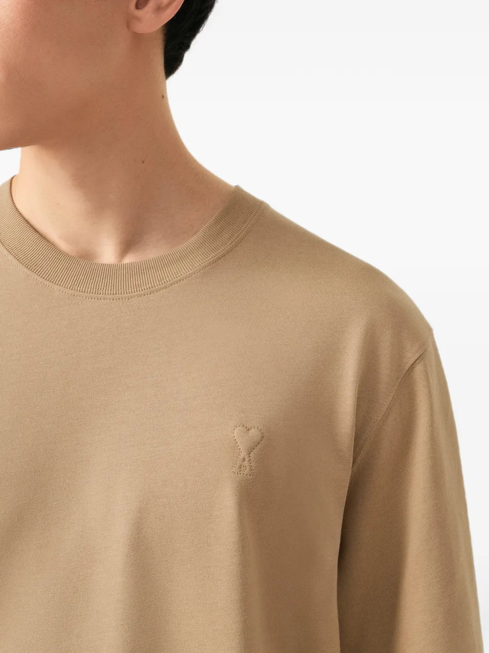 cotton t-shirt with embossed Ami de Coeur